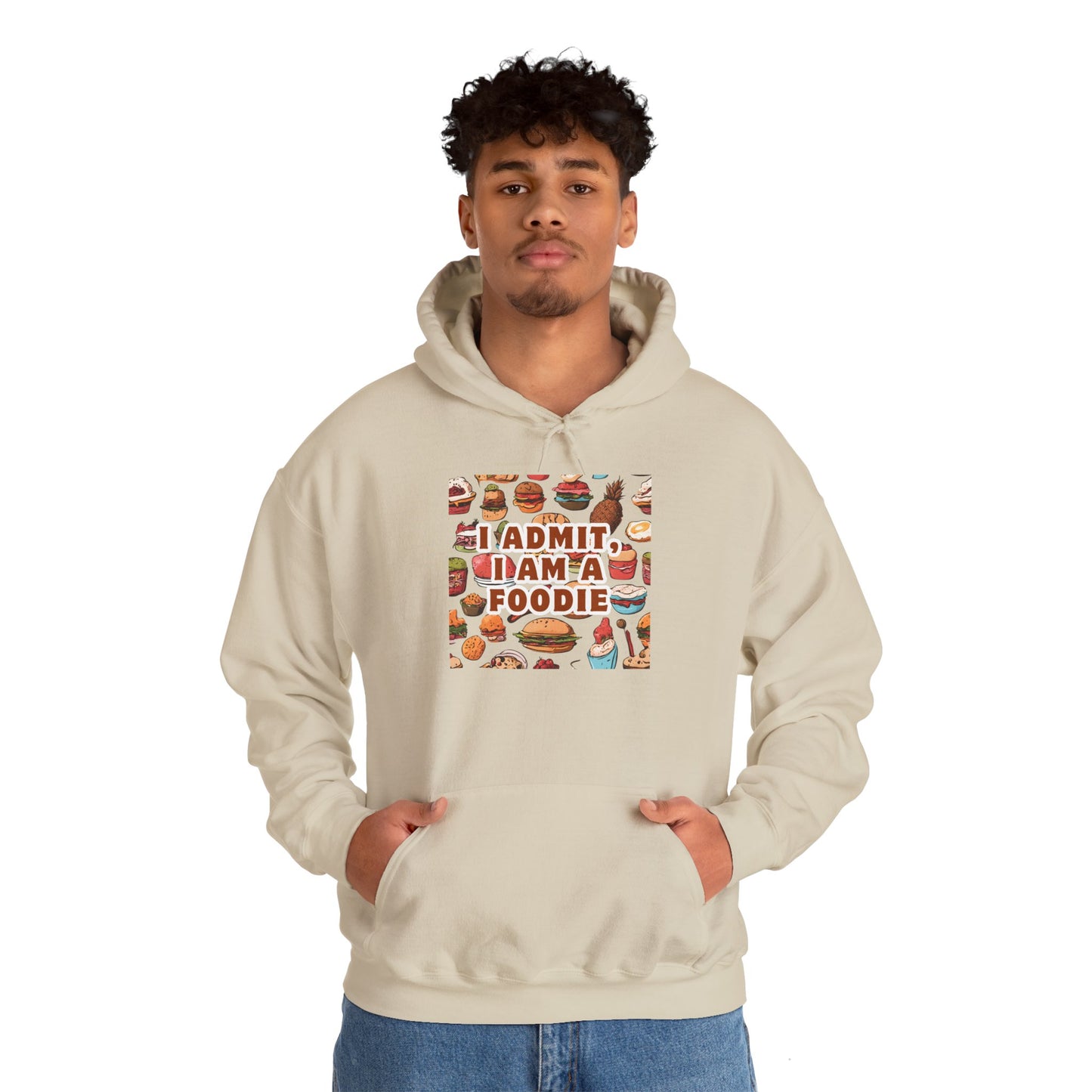 Funny Foodie Hoodie - "I Admit I Am a Foodie"