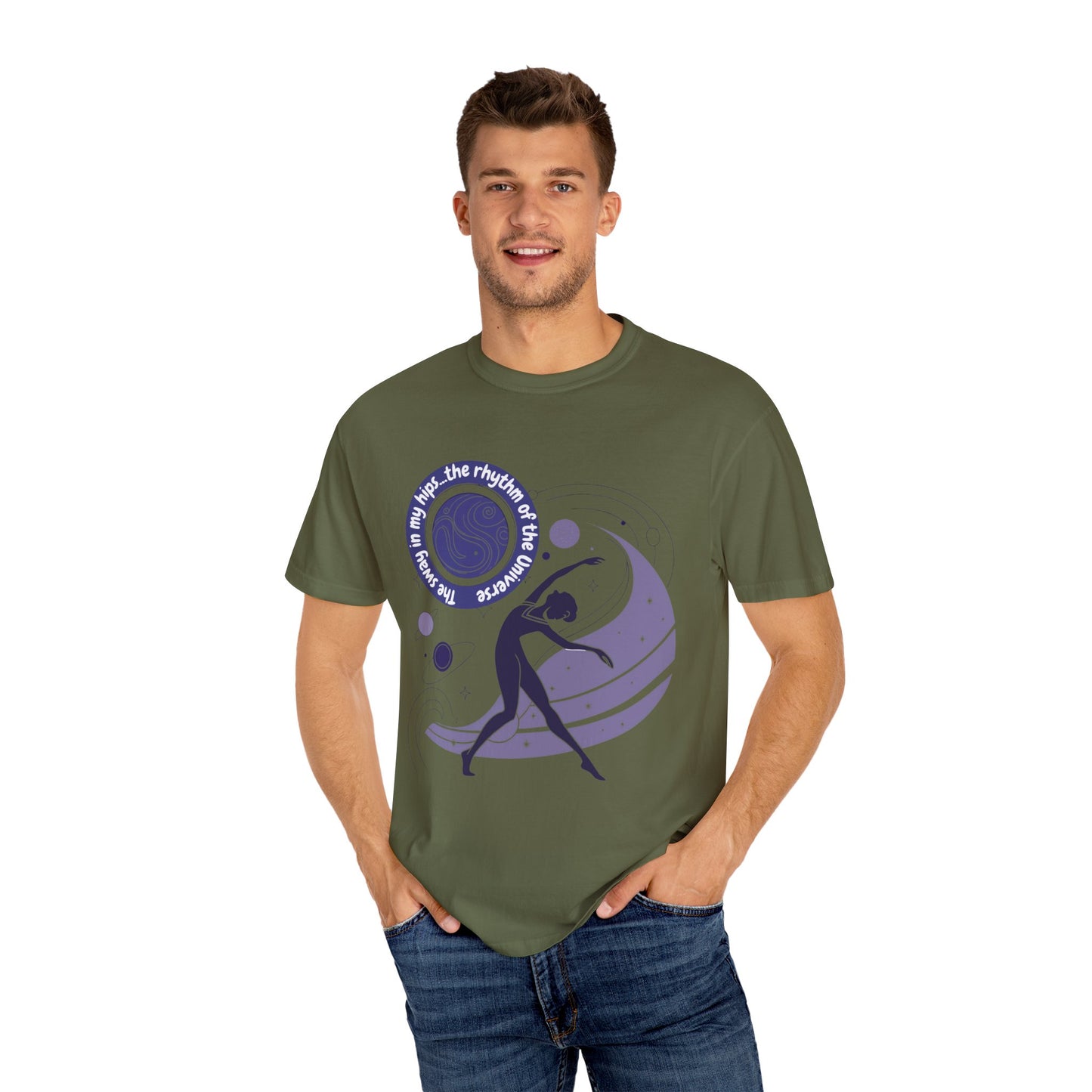 Rhythm of the Universe Unisex Garment-Dyed T-Shirt