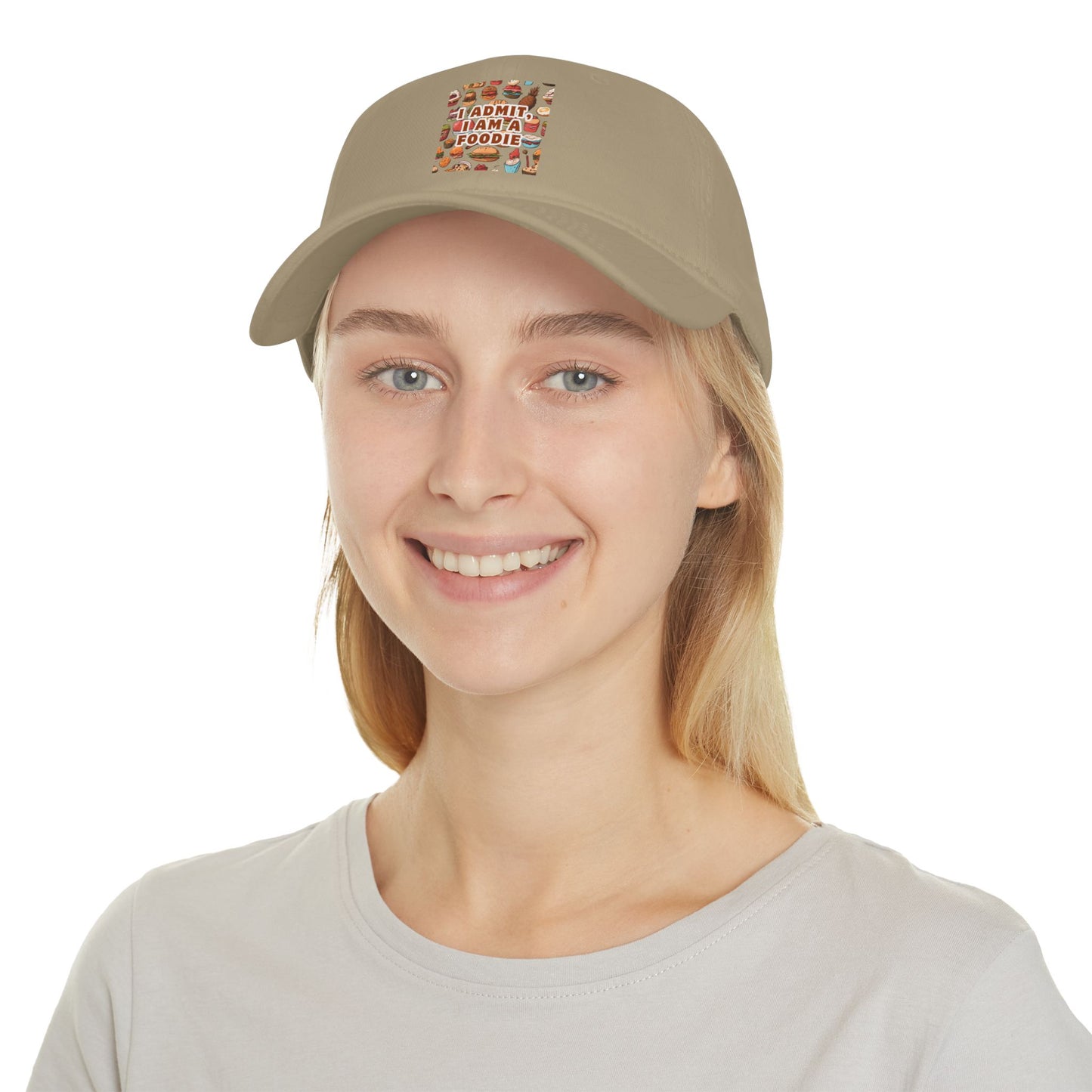 Funny Foodie Low Profile Baseball Cap - Perfect for Food Lovers