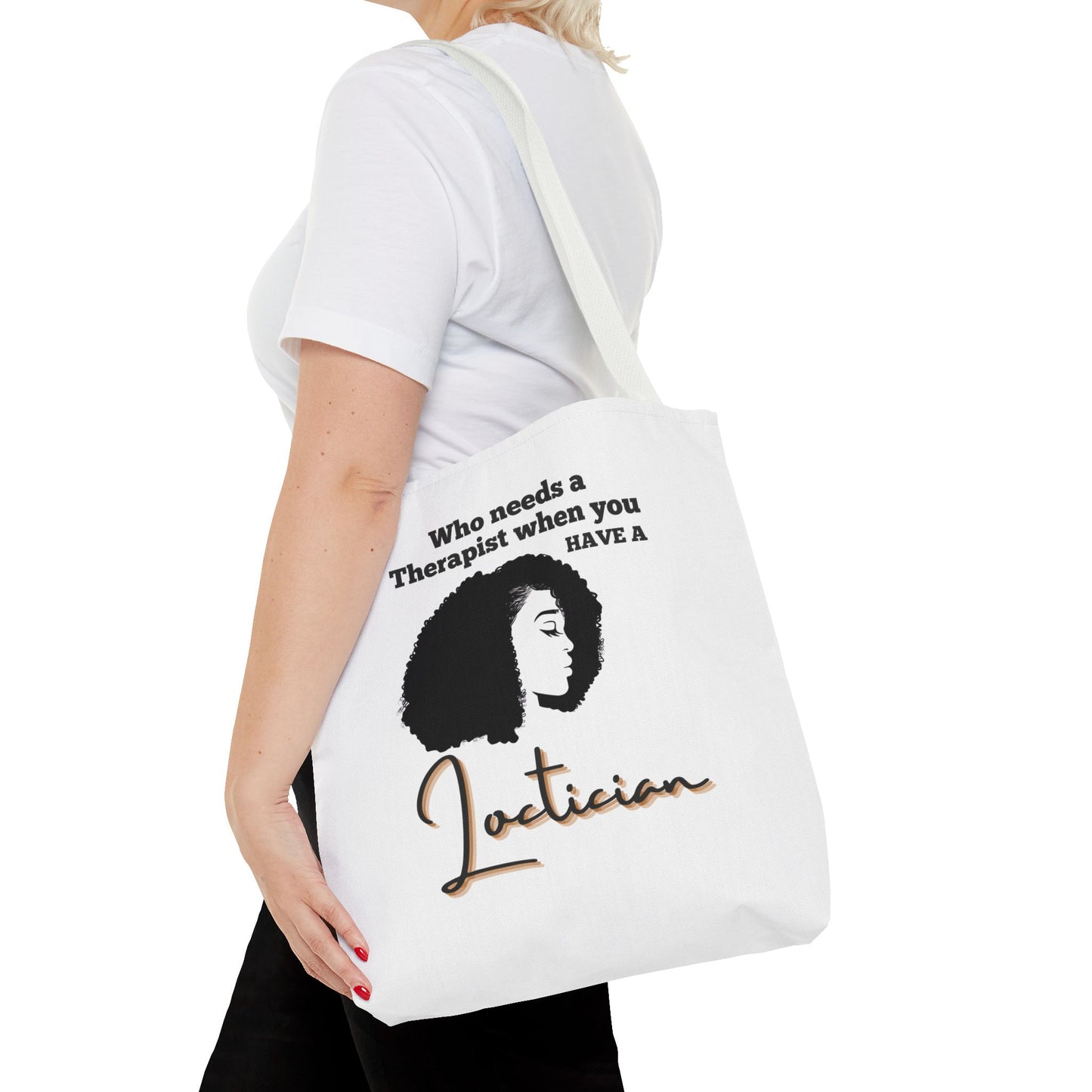 Empowered Loctician Tote Bag - Perfect for Haircare Experts & Therapists