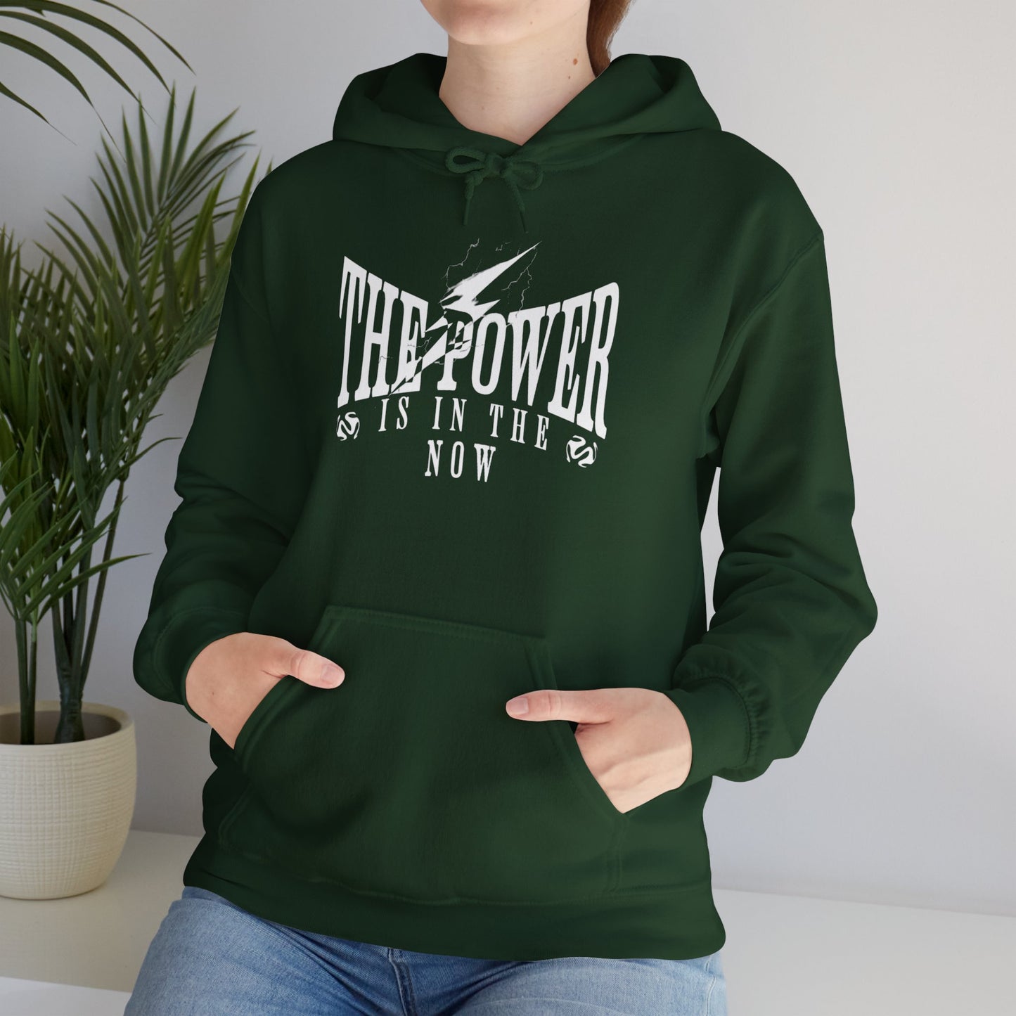 The Power is in the Now Unisex Heavy Blend Hooded Sweatshirt