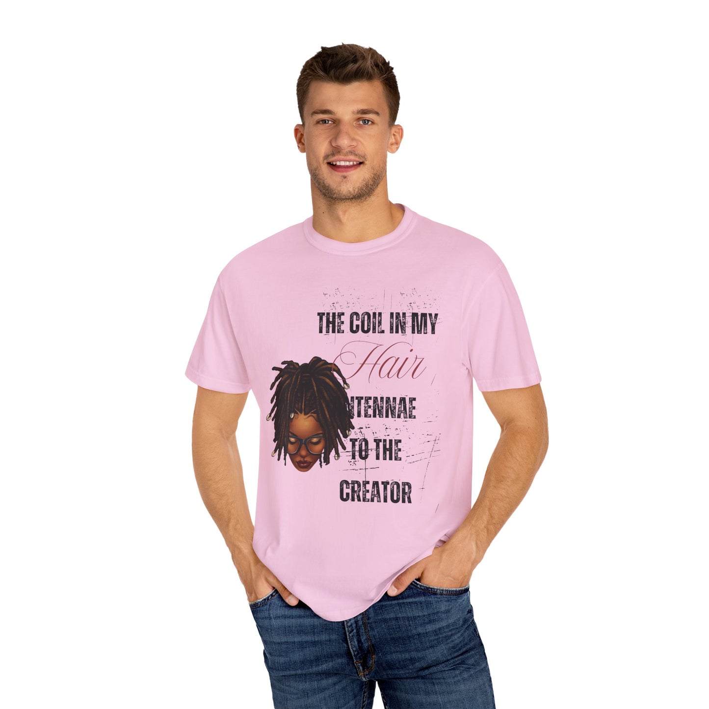 Coil in My Hair Unisex T-Shirt – Celebrate Natural Hair and Culture