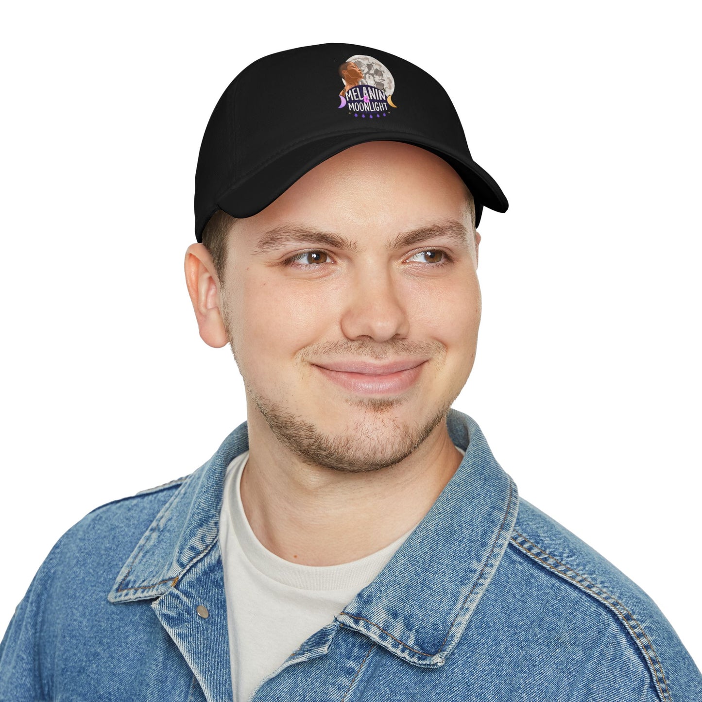 Melanin Moonlight Low Profile Baseball Cap - Casual Style for All Seasons