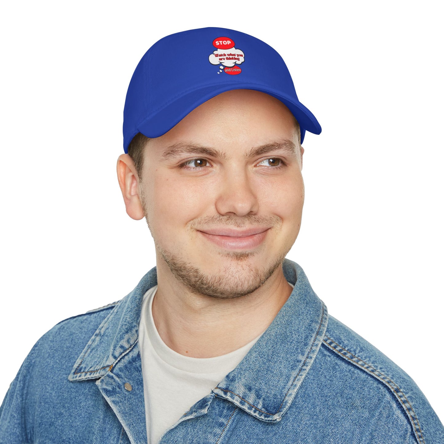 Inspirational Baseball Cap - 'Stop, Watch What You Are Thinking'