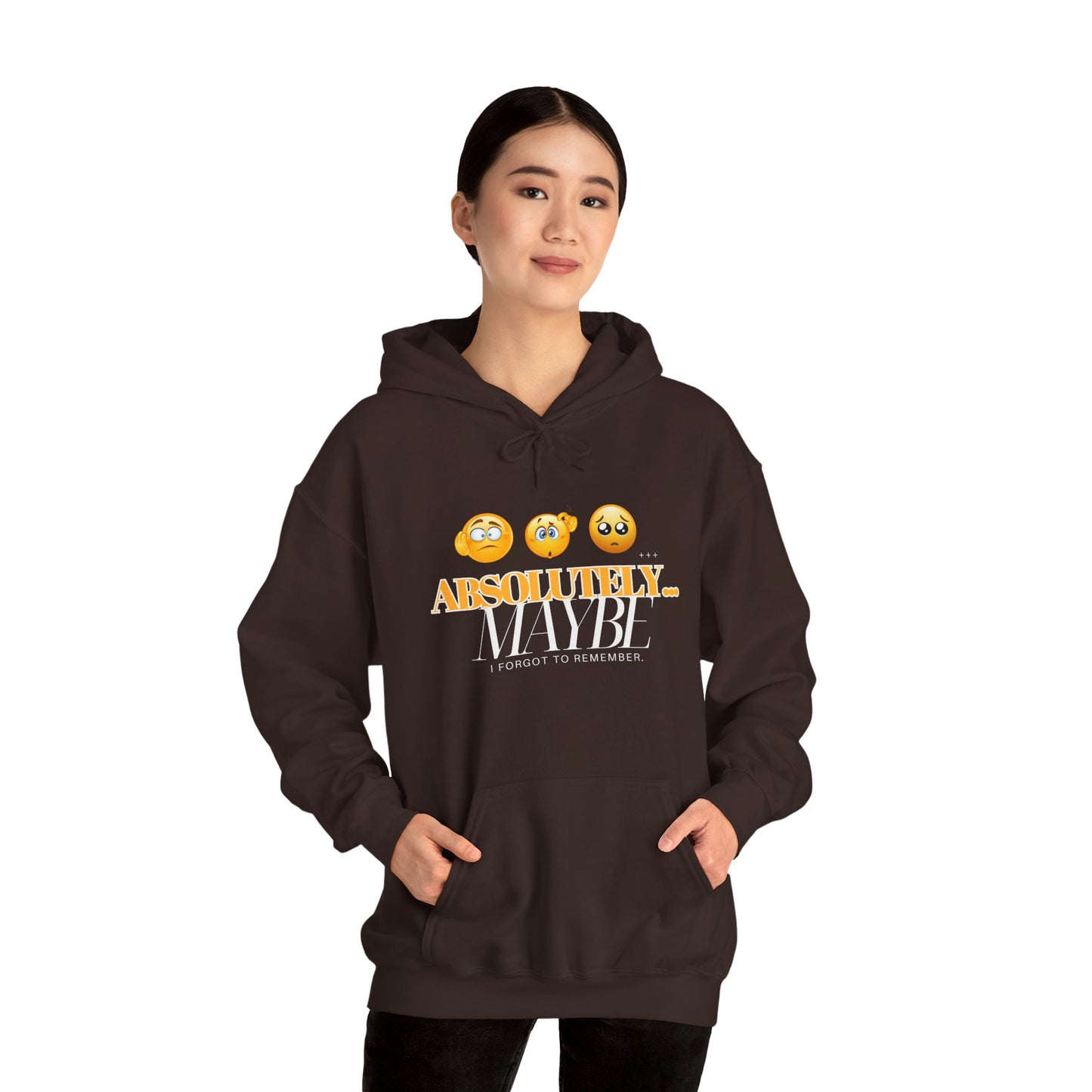 Absolutely Emoticon Unisex Heavy Blend™ Hooded Sweatshirt