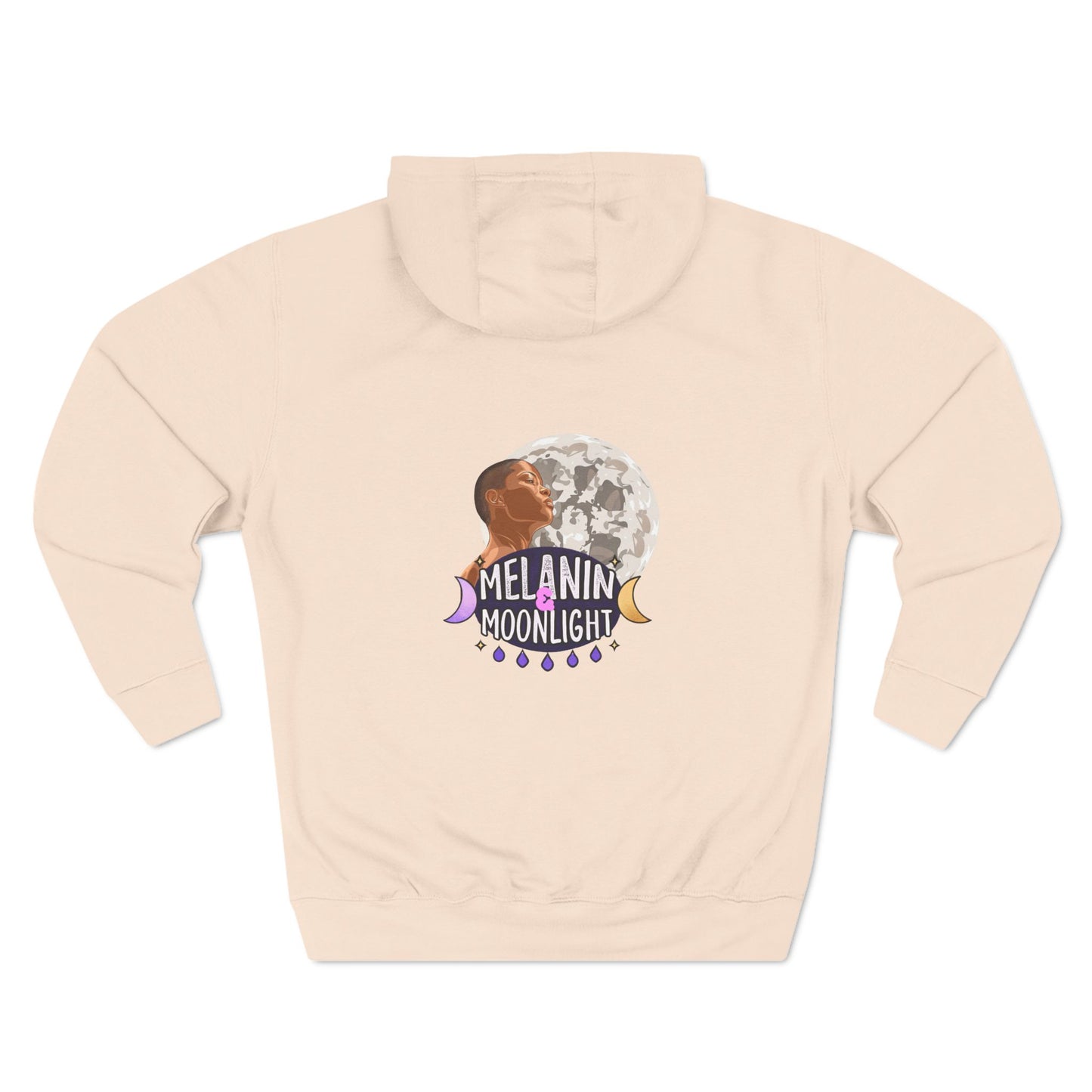 Melanin Moonlight Fleece Hoodie - Cozy Urban Style for Every Occasion