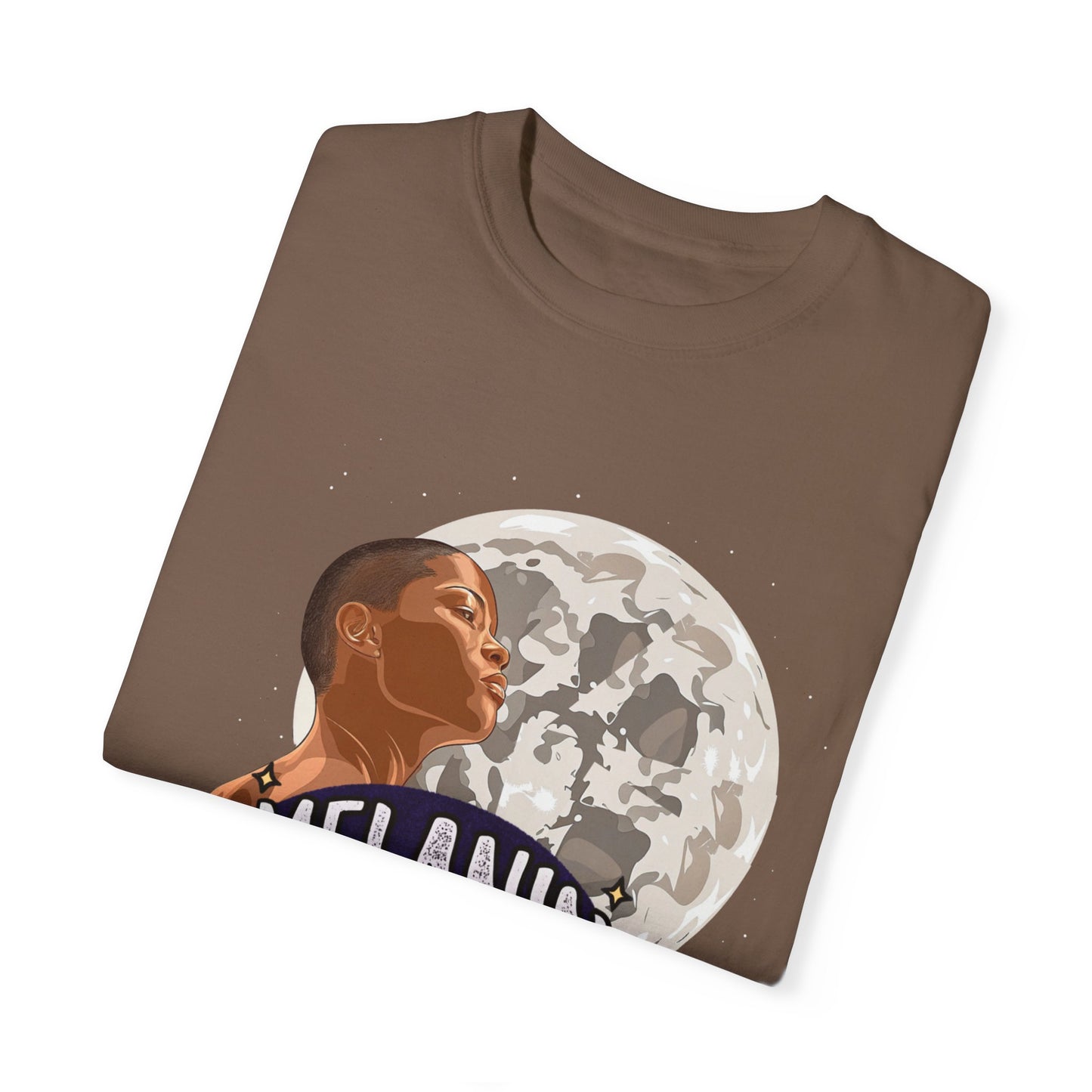 Melanin & Moonlight Unisex Garment-Dyed T-Shirt - Celebrate Cultural Heritage