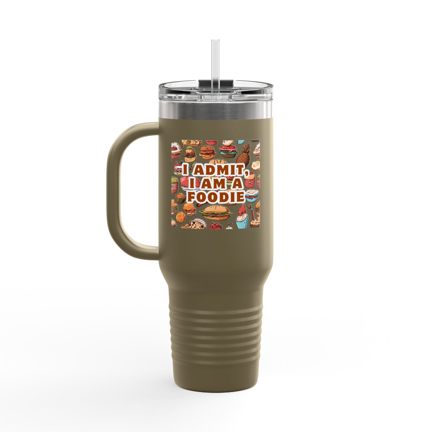 Foodie Insulated Travel Mug - 40oz with Fun Food Designs