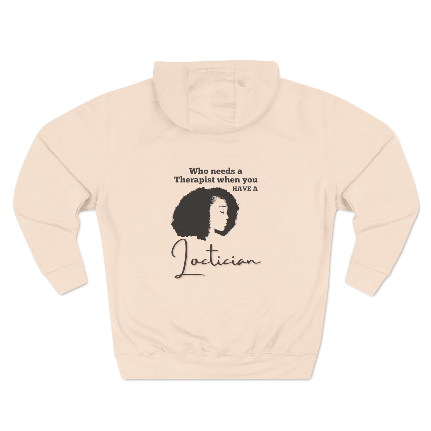 Stylish Therapist Fleece Hoodie - Empowering Quotes for Mental Health Awareness