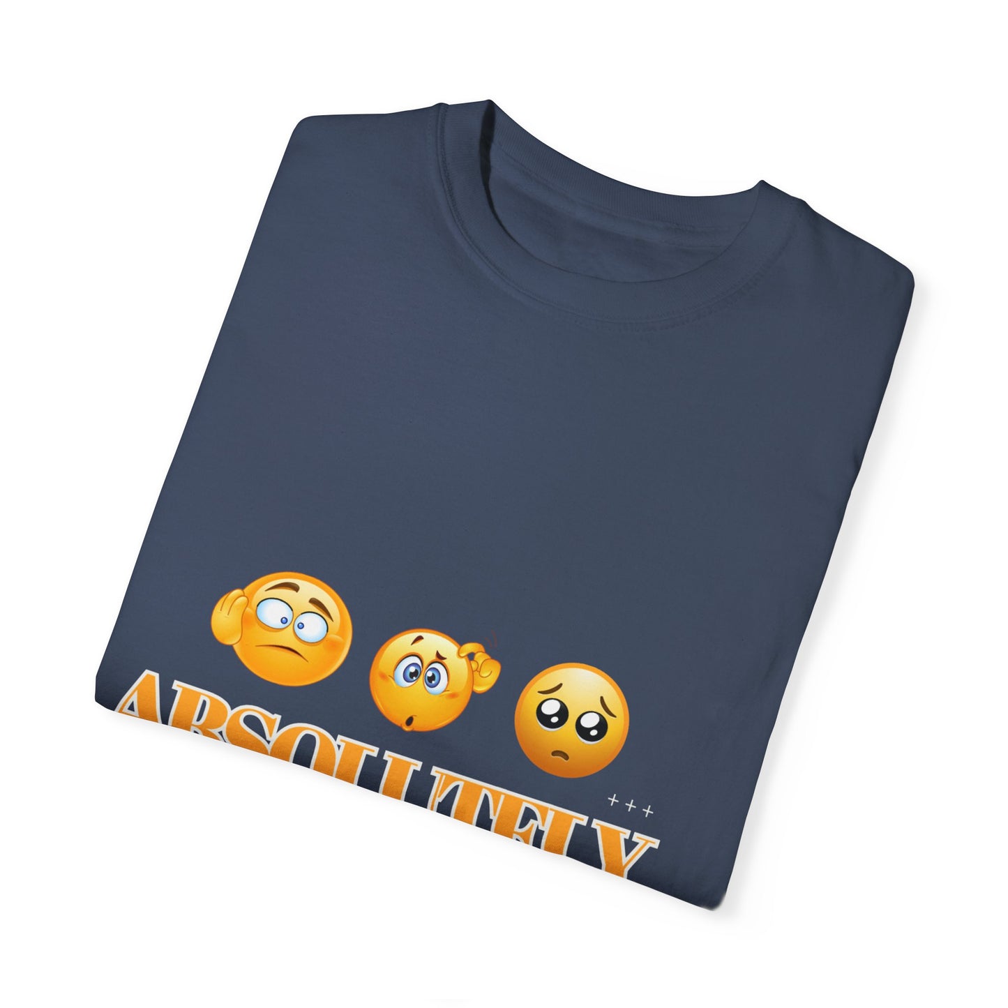 Funny Emoji Unisex T-Shirt - 'Absolutely Maybe' Design