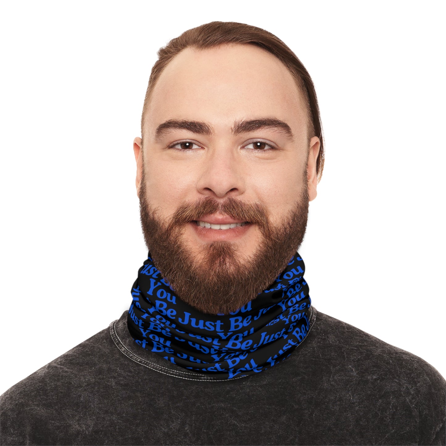 Inspirational Winter Neck Gaiter - 'Be Just You' Design