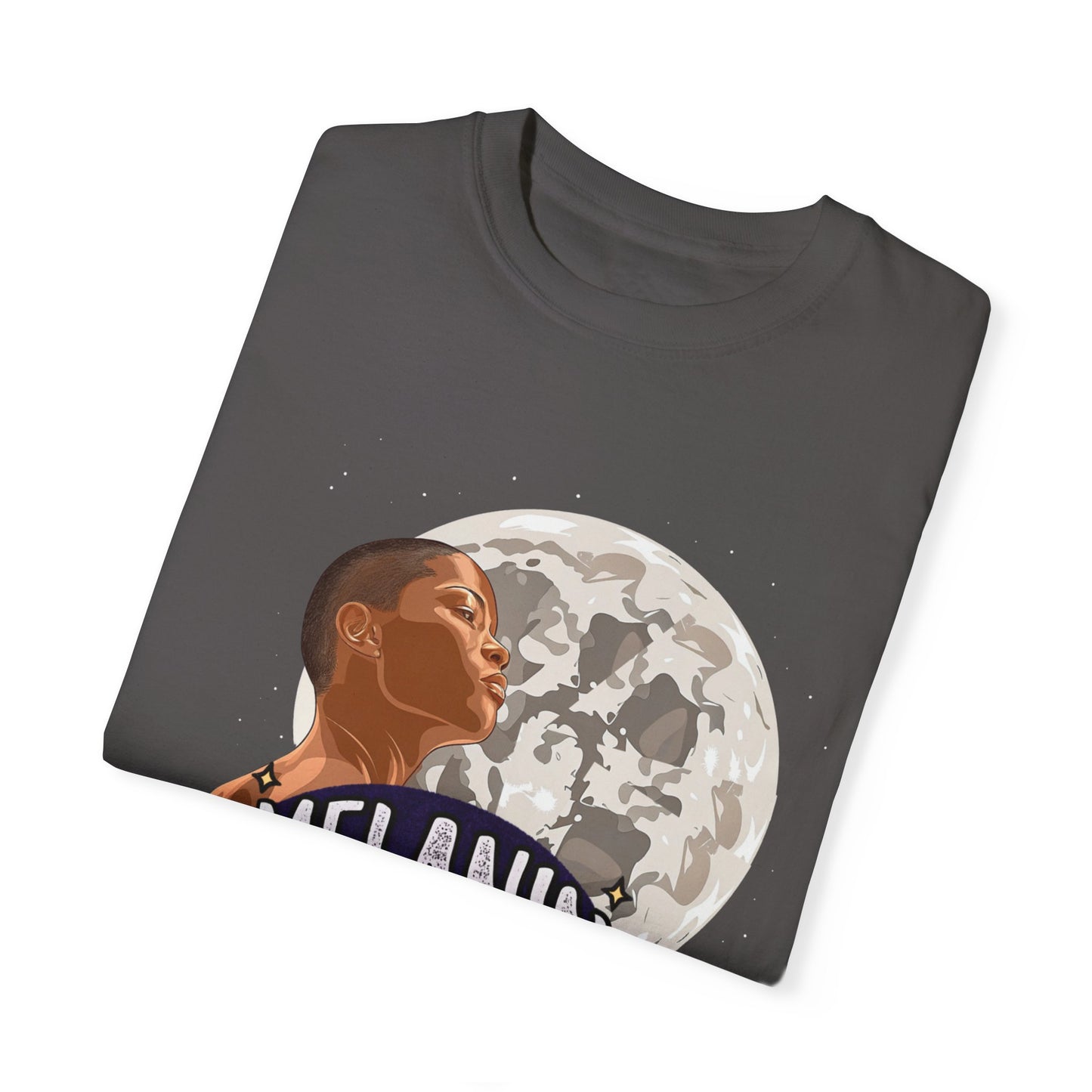Melanin & Moonlight Unisex Garment-Dyed T-Shirt - Celebrate Cultural Heritage