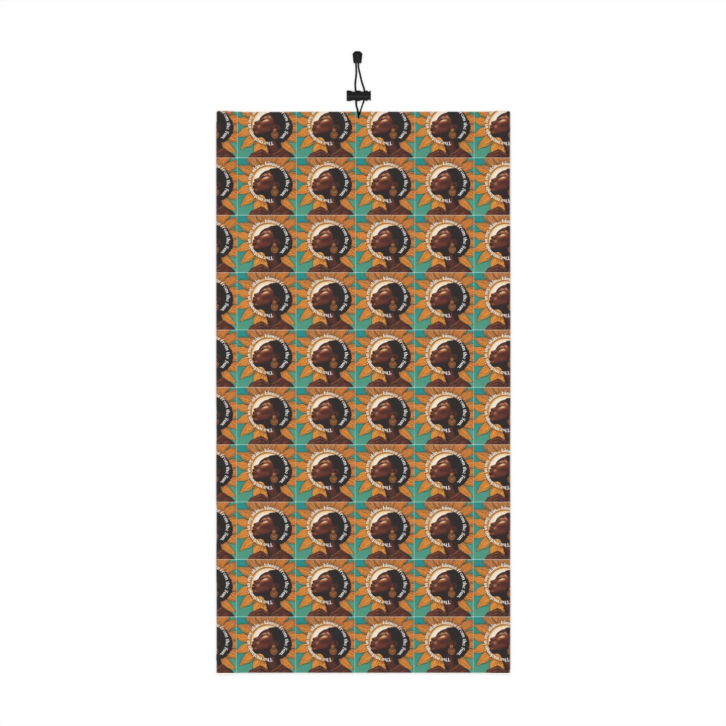 Stylish Winter Neck Gaiter with Drawstring - Unique Art Design