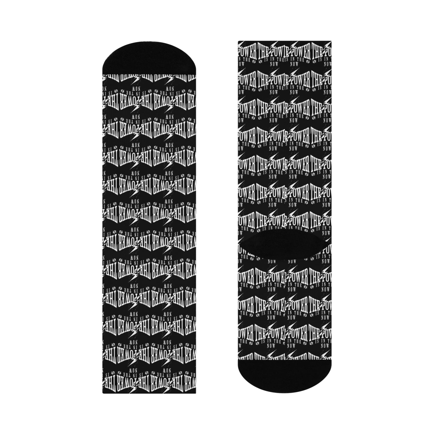 Empowering Cushioned Crew Socks - The Power Is Yours | Comfortable Daily Wear