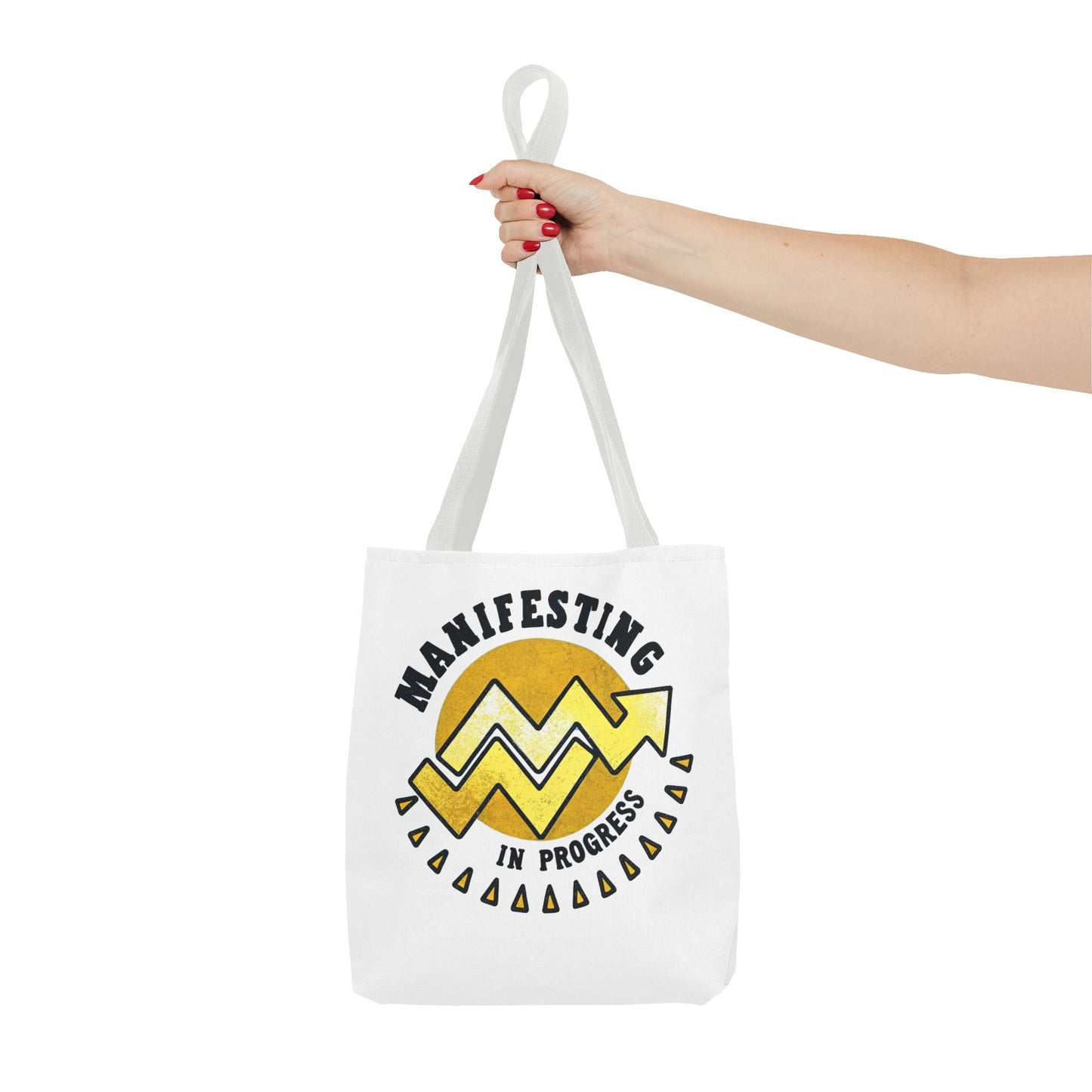 Manifesting in Progress Tote Bag – Eco-Friendly and Stylish Carry-All for Dreamers
