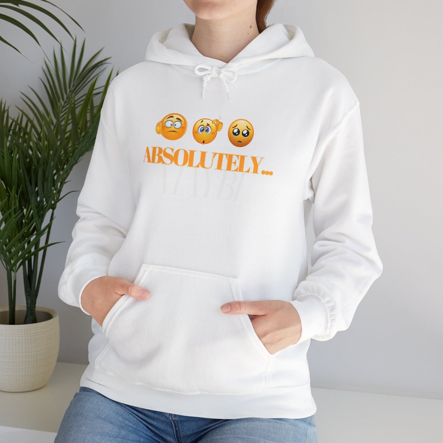 Absolutely Emoticon Unisex Heavy Blend™ Hooded Sweatshirt
