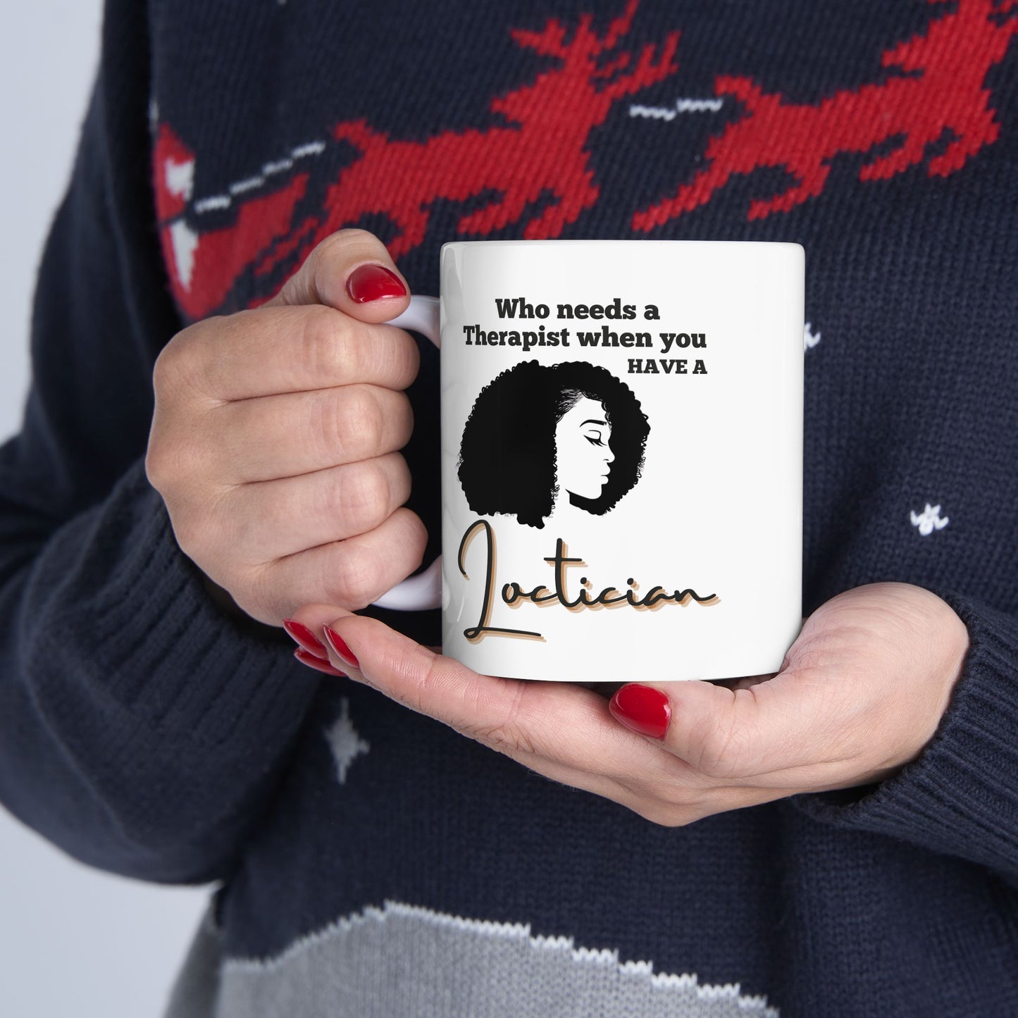 Inspirational Ceramic Mug - Perfect for Self-Care and Mental Health Awareness