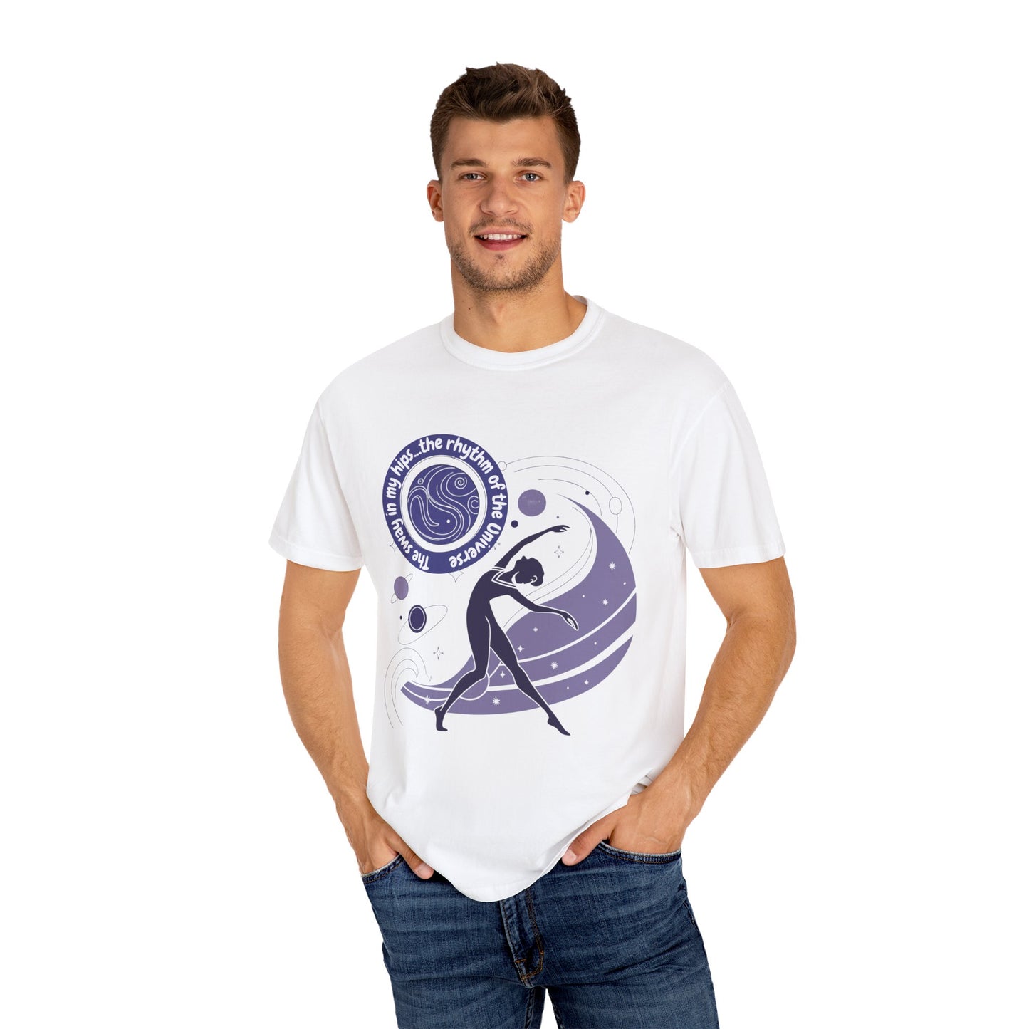 Rhythm of the Universe Unisex Garment-Dyed T-Shirt