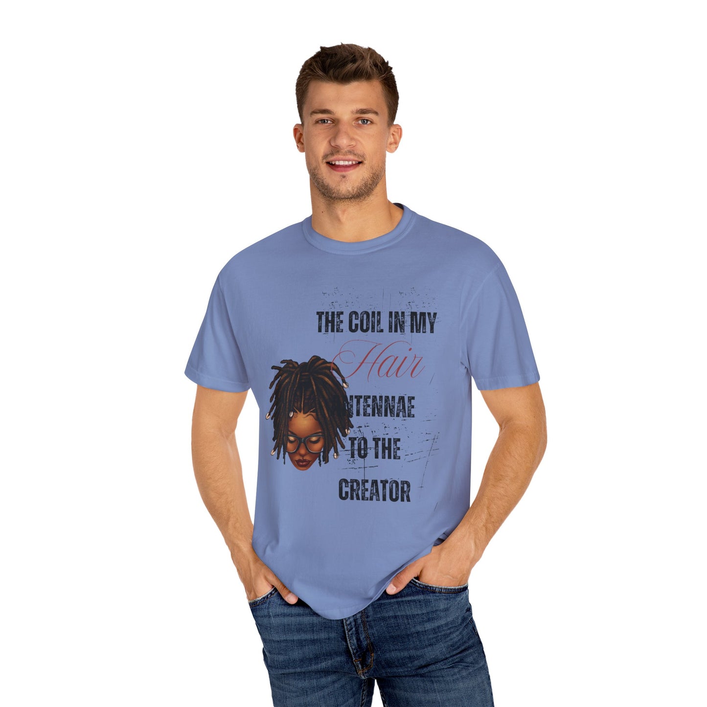 Coil in My Hair Unisex T-Shirt – Celebrate Natural Hair and Culture