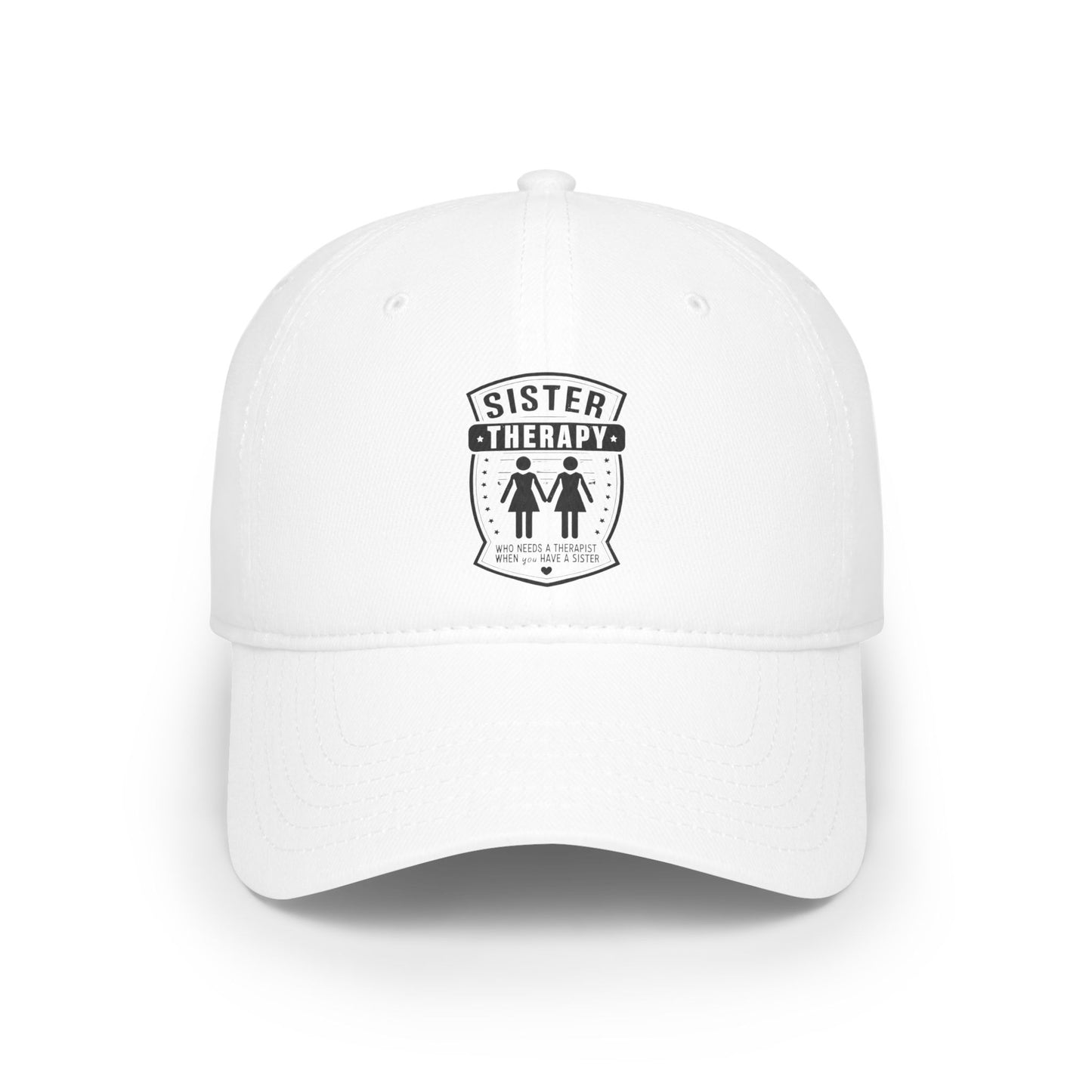 Sister Therapy Low Profile Baseball Cap - Perfect Gift for Siblings