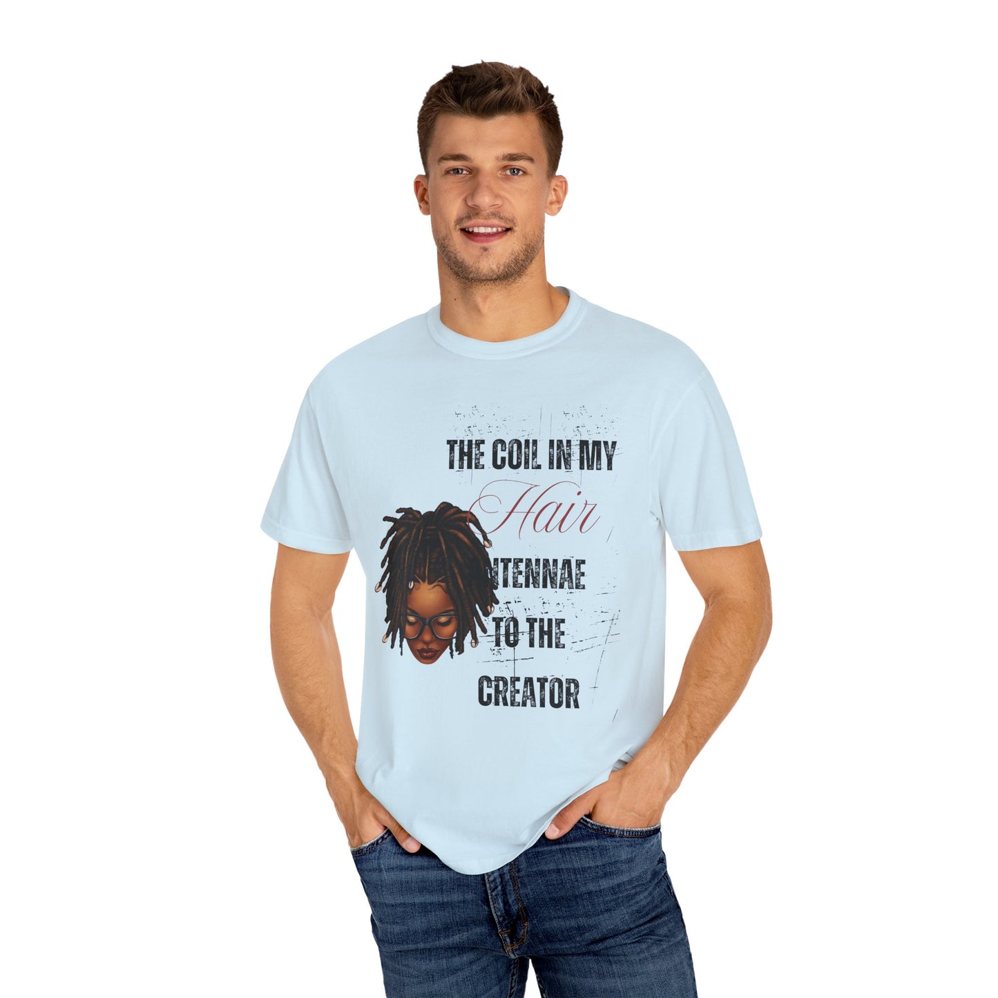 Coil in My Hair Unisex T-Shirt – Celebrate Natural Hair and Culture