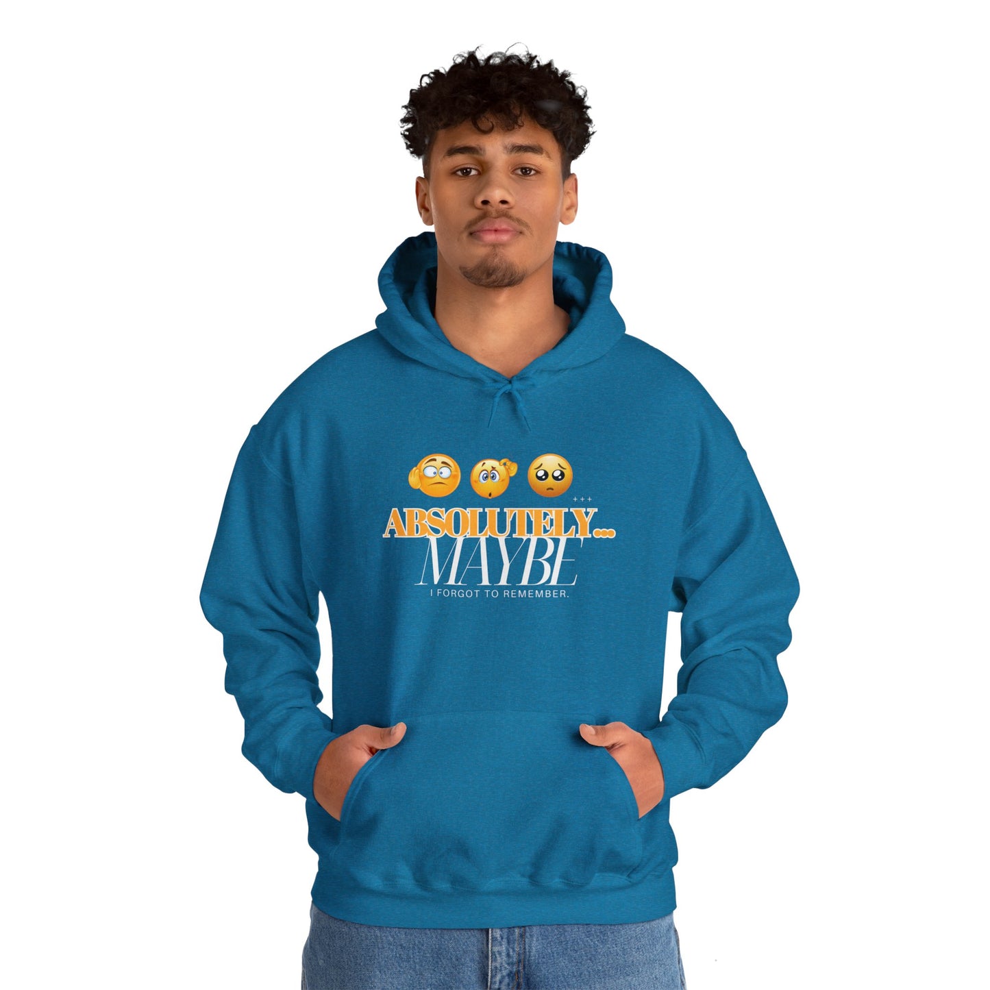 Absolutely Emoticon Unisex Heavy Blend™ Hooded Sweatshirt