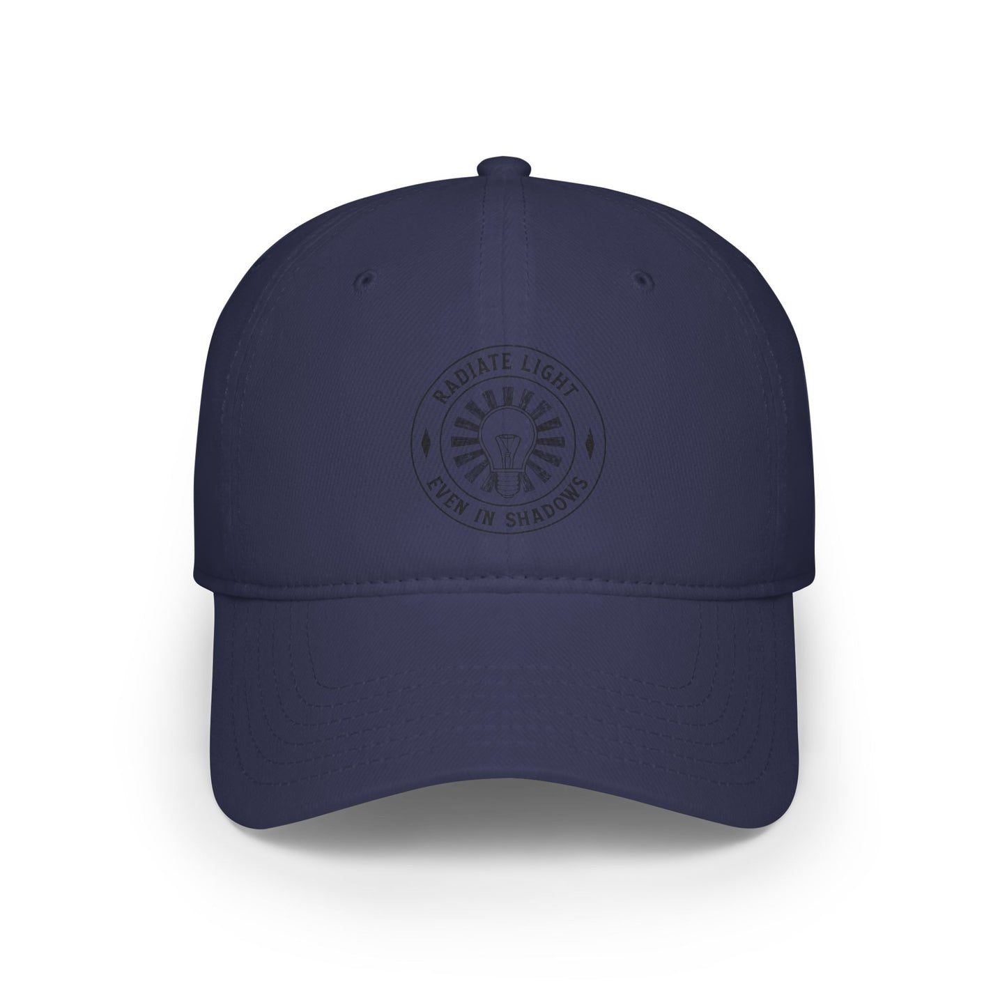 Radiate Light Low Profile Baseball Cap - Bold Red Hat for Everyday Style