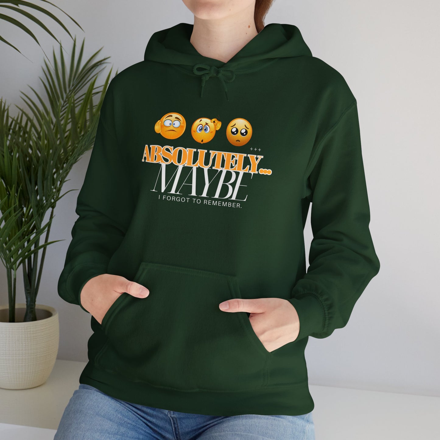 Absolutely Emoticon Unisex Heavy Blend™ Hooded Sweatshirt
