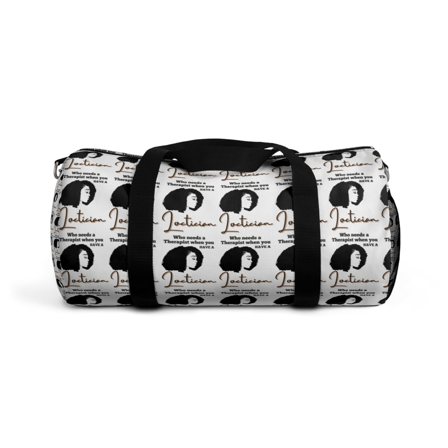 Therapist-Collage Duffel Bag - Perfect for Gym, Travel, and Self-Care