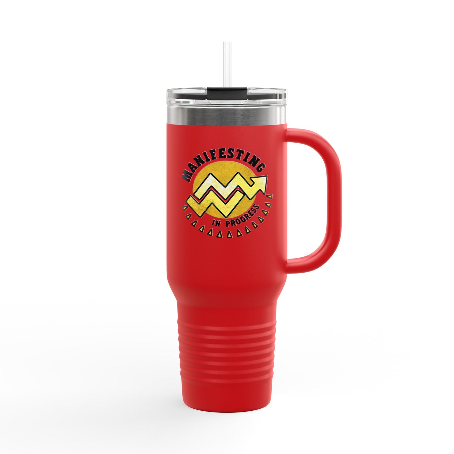 Manifesting in Progress Insulated Travel Mug - 40oz
