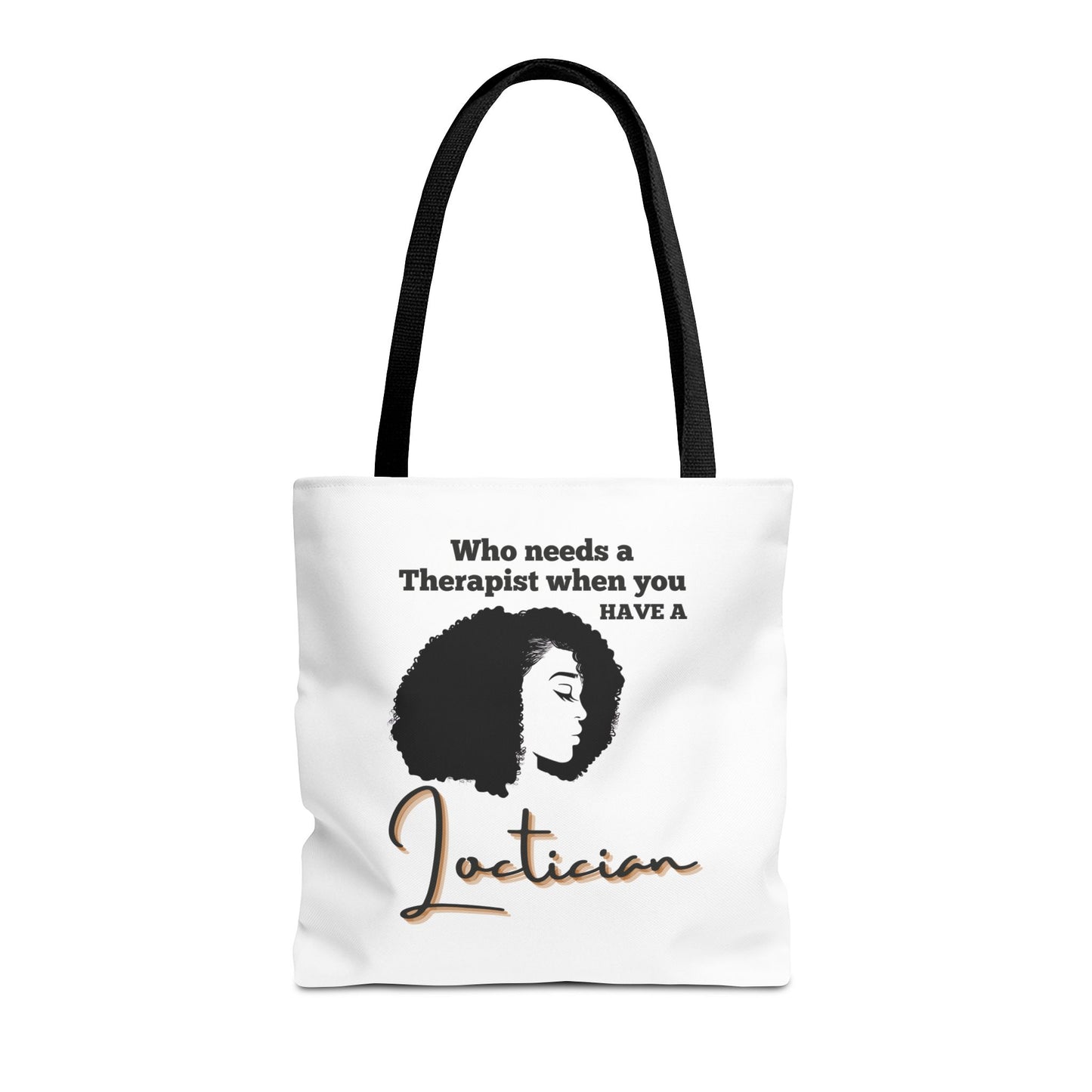 Empowered Loctician Tote Bag - Perfect for Haircare Experts & Therapists