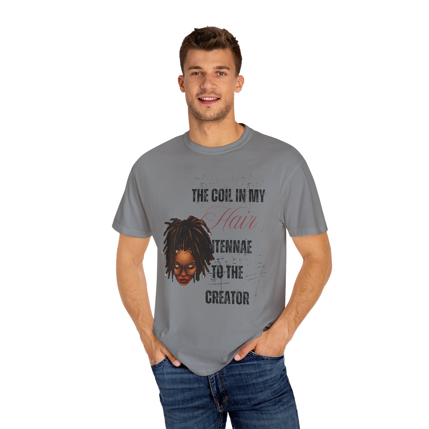 Coil in My Hair Unisex T-Shirt – Celebrate Natural Hair and Culture
