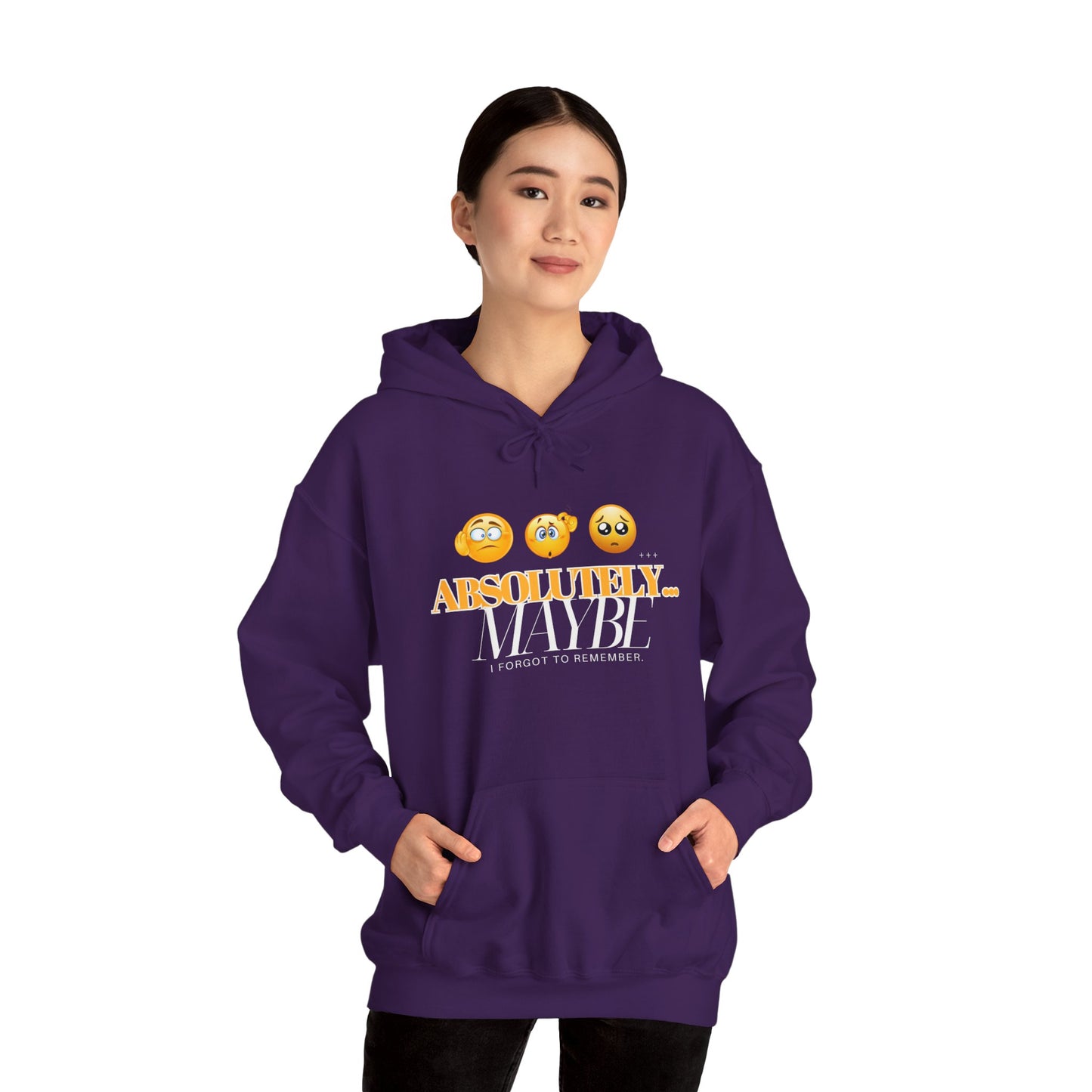Absolutely Emoticon Unisex Heavy Blend™ Hooded Sweatshirt