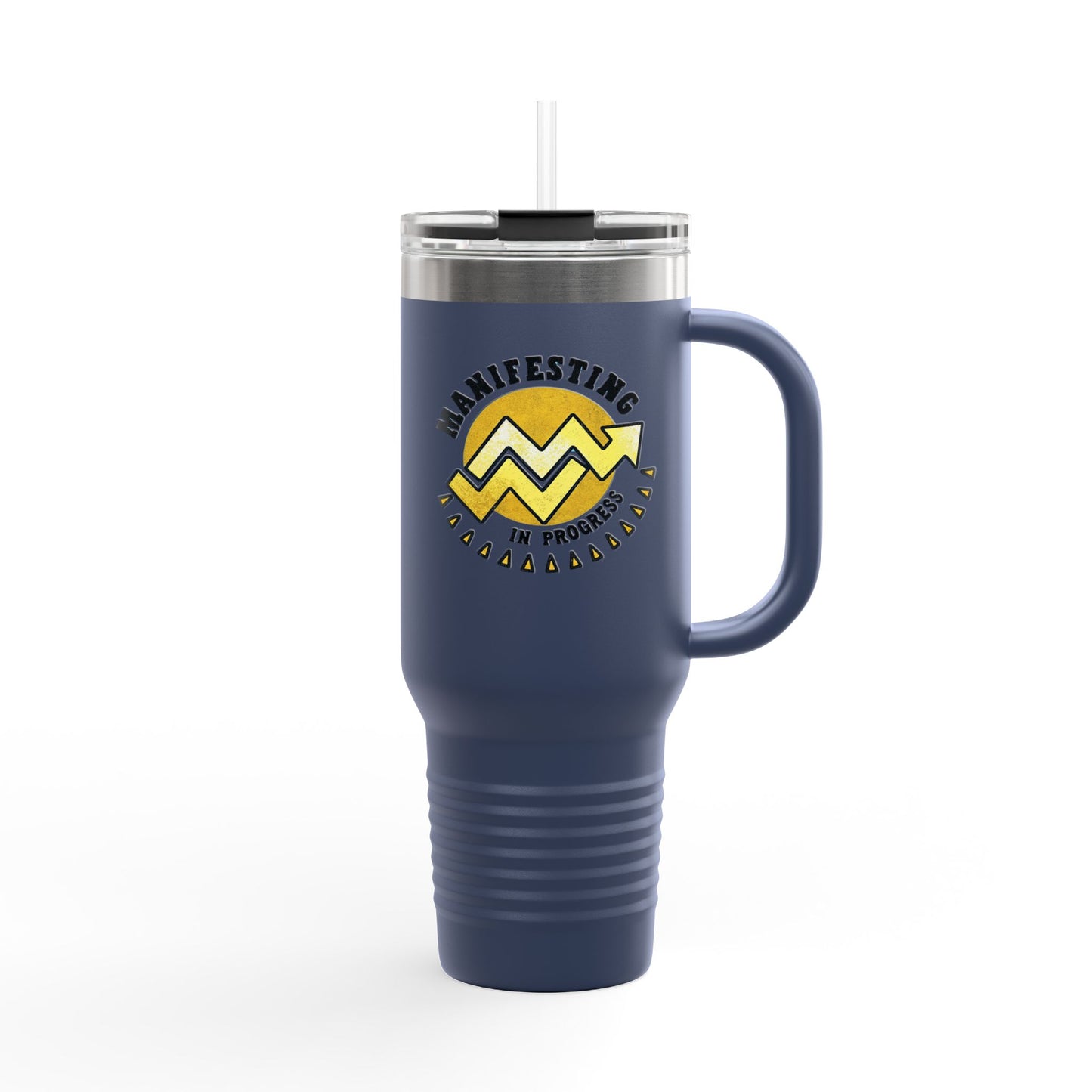 Manifesting in Progress Insulated Travel Mug - 40oz