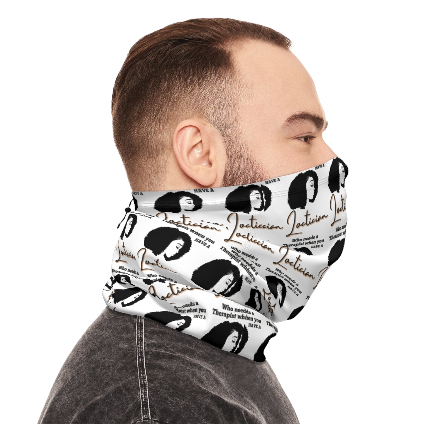 Stylish Winter Neck Gaiter with Drawstring - Perfect for Cozy Vibes & Celebrations