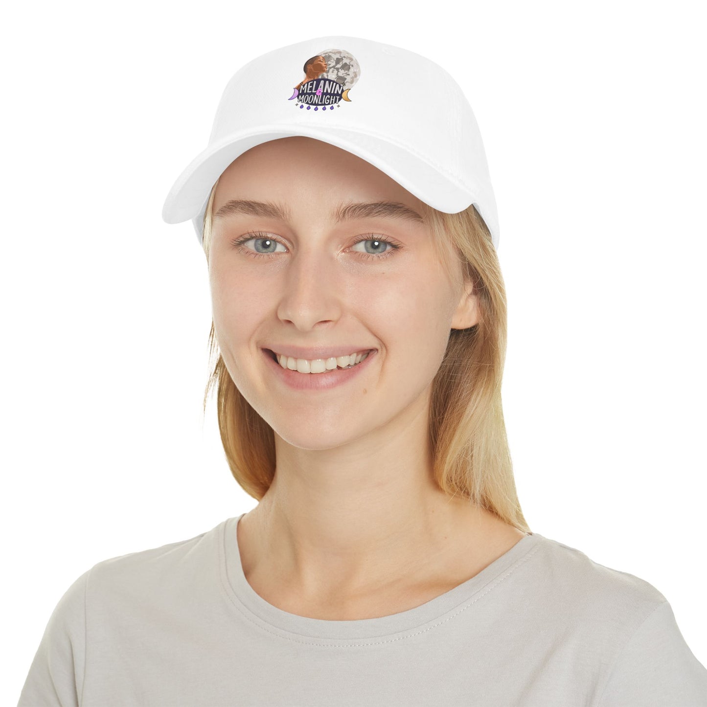 Melanin Moonlight Low Profile Baseball Cap - Casual Style for All Seasons