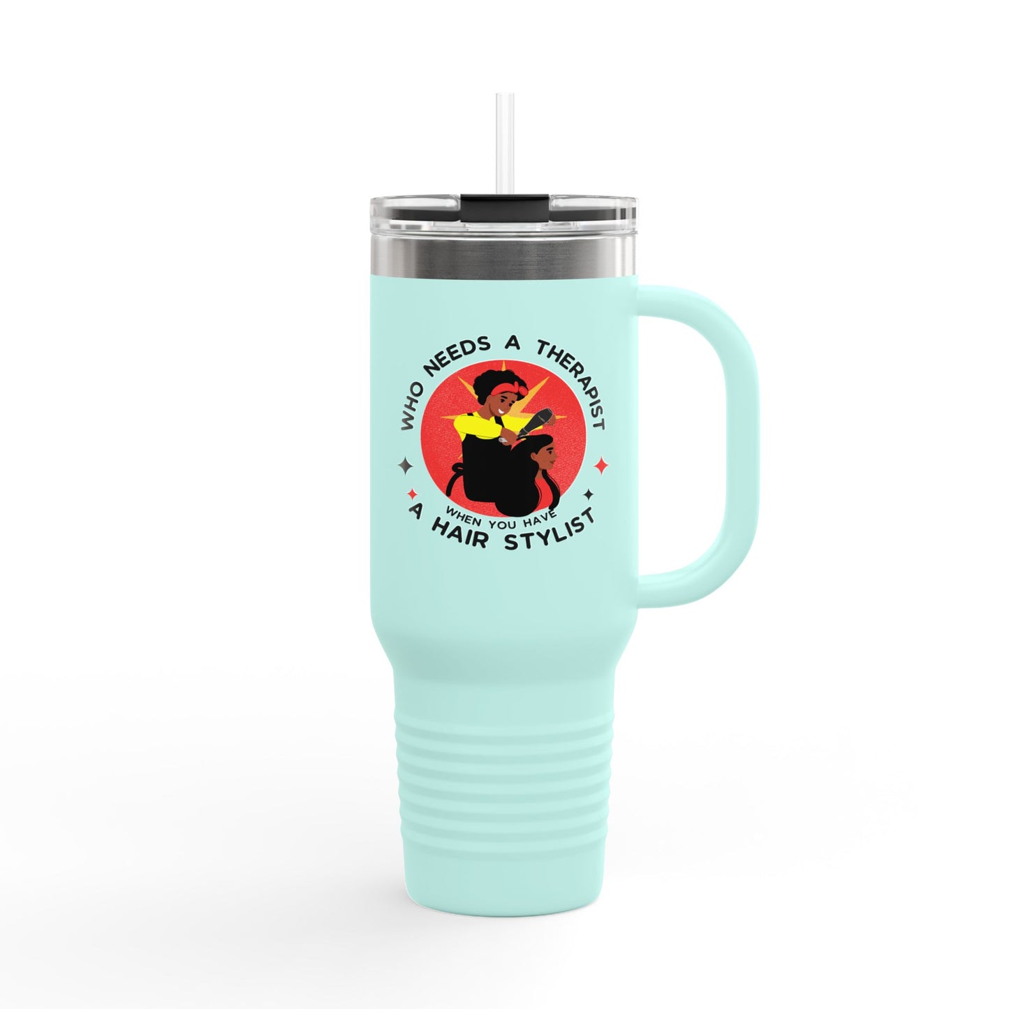 Hair Stylist Insulated Travel Mug - 40oz, Perfect Gift for Beauty Professionals