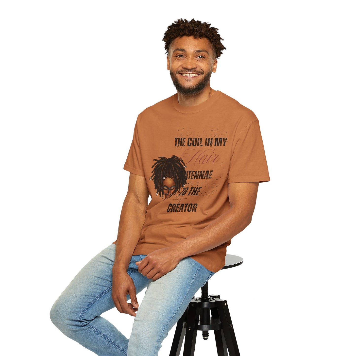 Coil in My Hair Unisex T-Shirt – Celebrate Natural Hair and Culture
