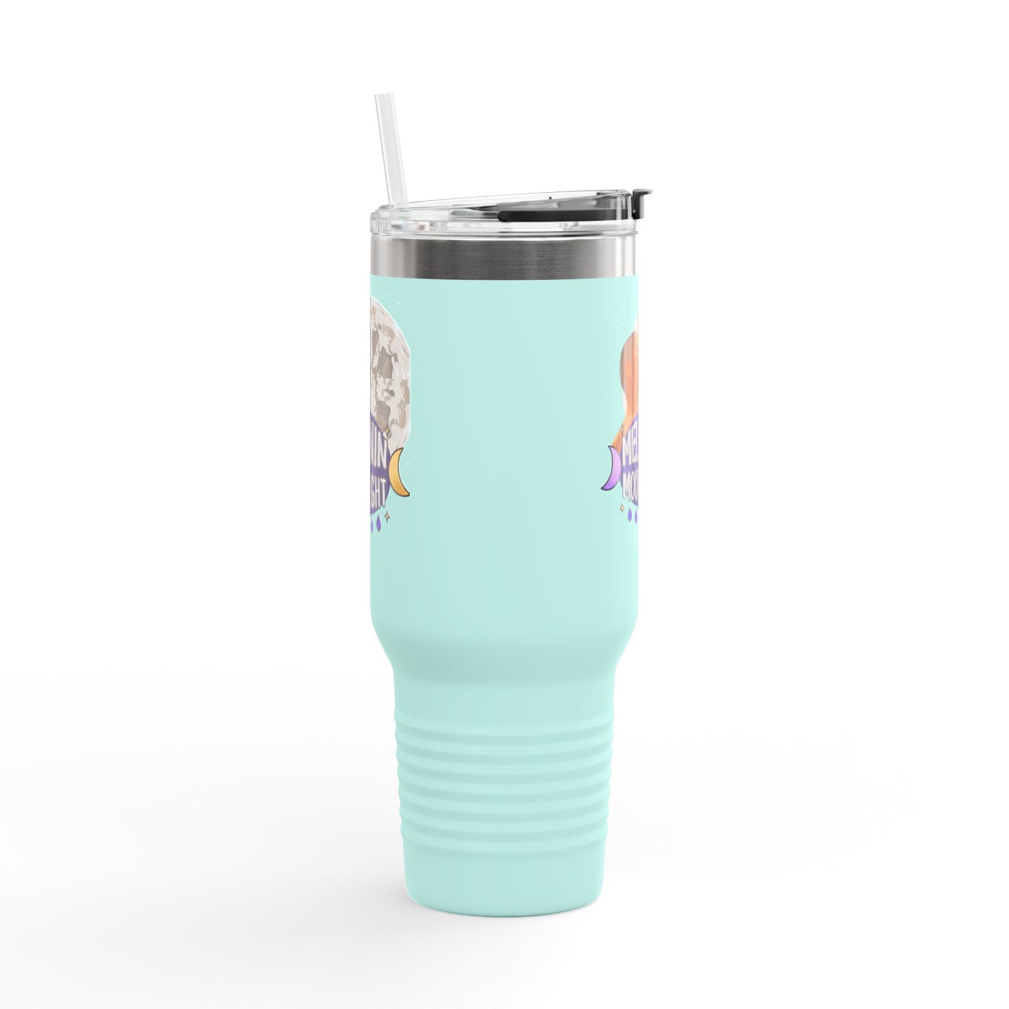 Personalized Insulated Travel Mug - 40oz Moonlight Design