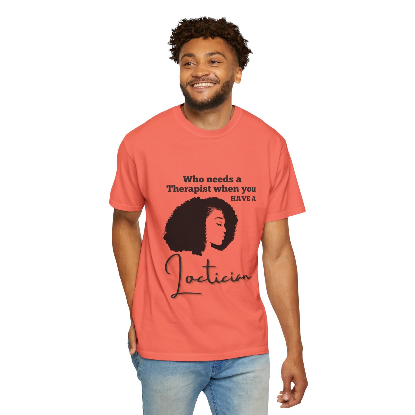 Who Needs a Therapist? Unisex Garment-Dyed T-Shirt - Perfect for Estheticians and Skincare Lovers