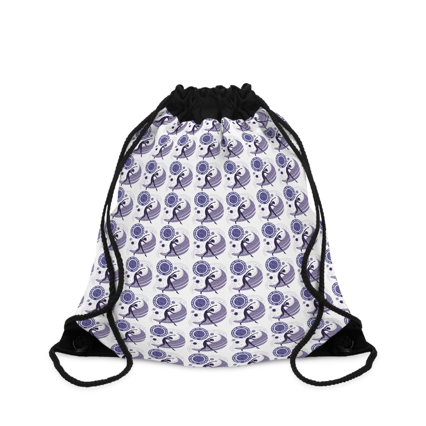 Stylish Drawstring Bag with Colorful Pattern - Perfect for Gym, Travel, and Everyday Use