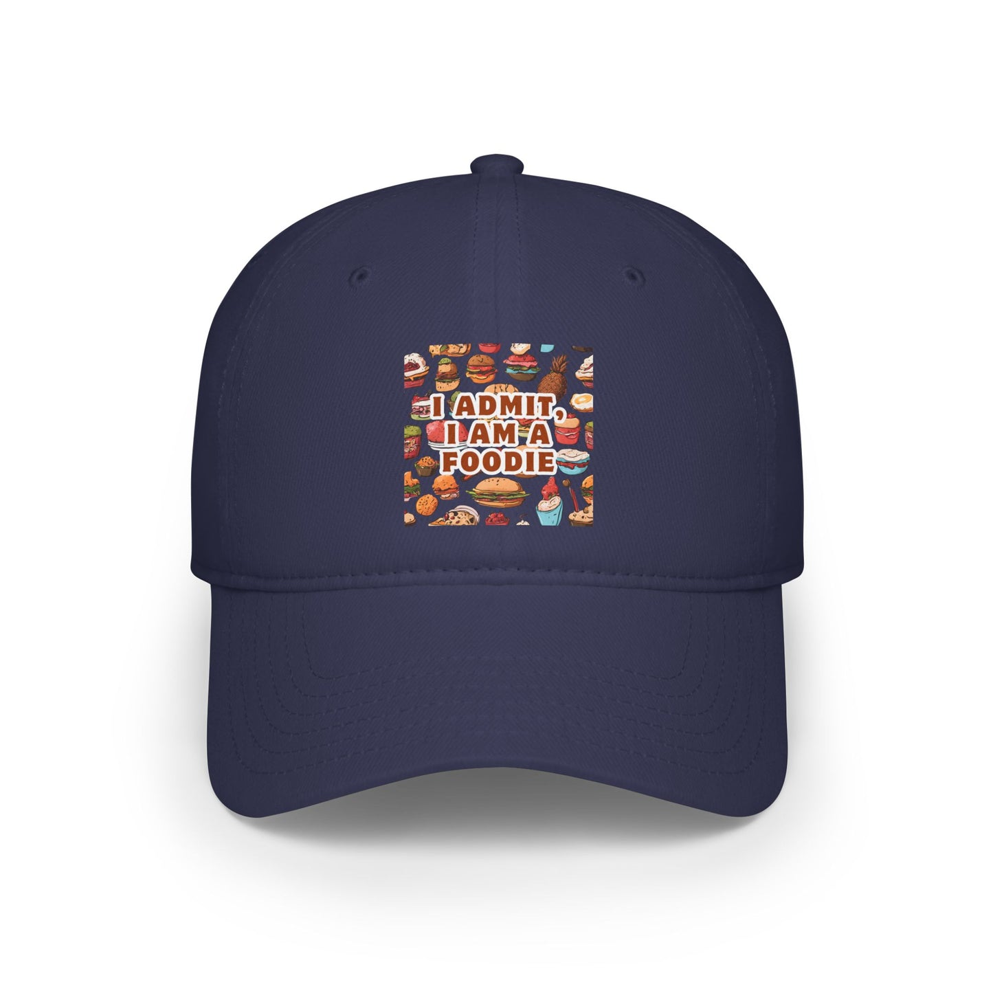 Funny Foodie Low Profile Baseball Cap - Perfect for Food Lovers