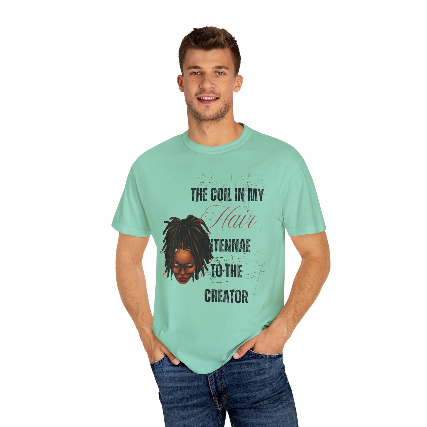 Coil in My Hair Unisex T-Shirt – Celebrate Natural Hair and Culture