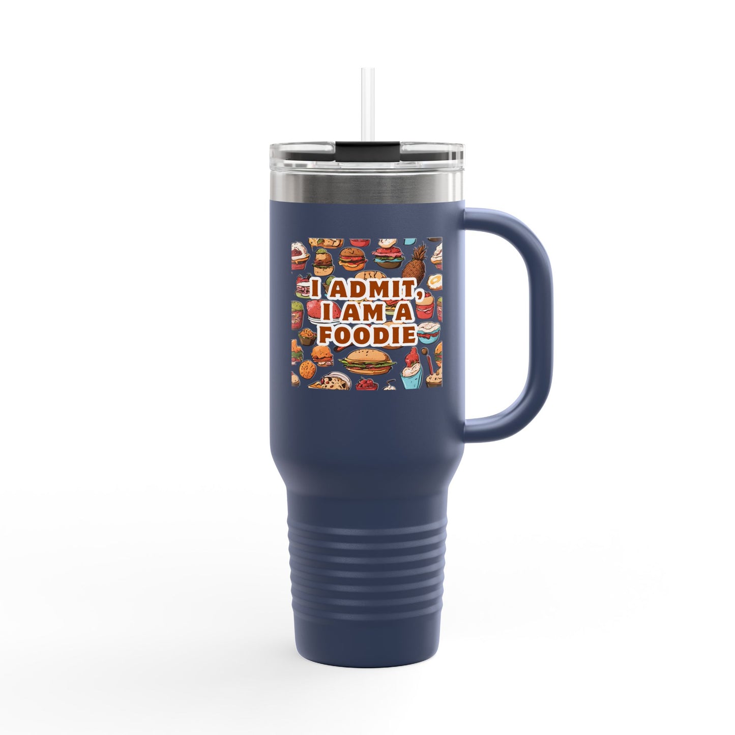 Foodie Insulated Travel Mug - 40oz with Fun Food Designs