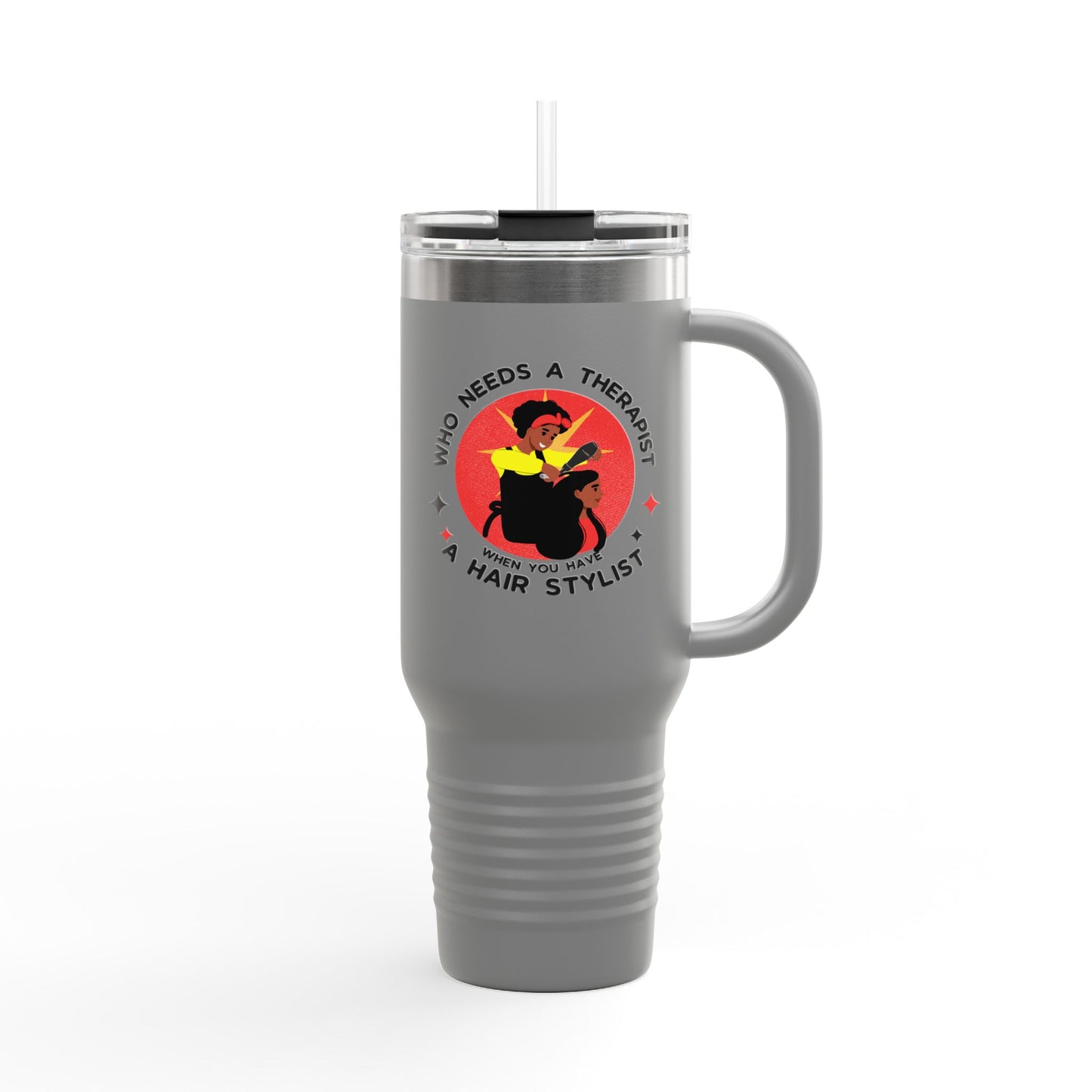 Hair Stylist Insulated Travel Mug - 40oz, Perfect Gift for Beauty Professionals