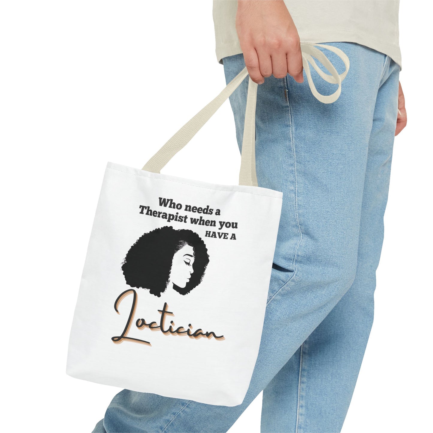 Empowered Loctician Tote Bag - Perfect for Haircare Experts & Therapists