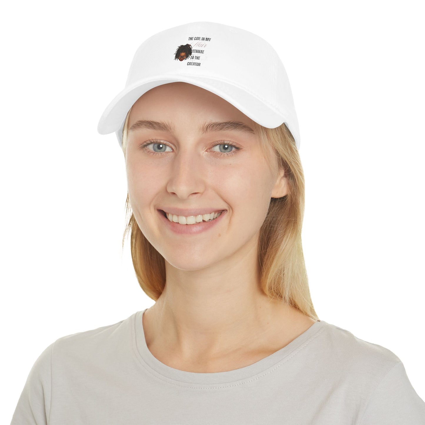Red Low Profile Baseball Cap - 'The Coil In My Teenage Mind' Design