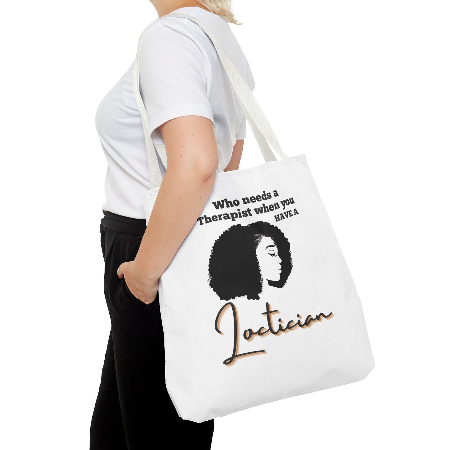 Empowered Loctician Tote Bag - Perfect for Haircare Experts & Therapists
