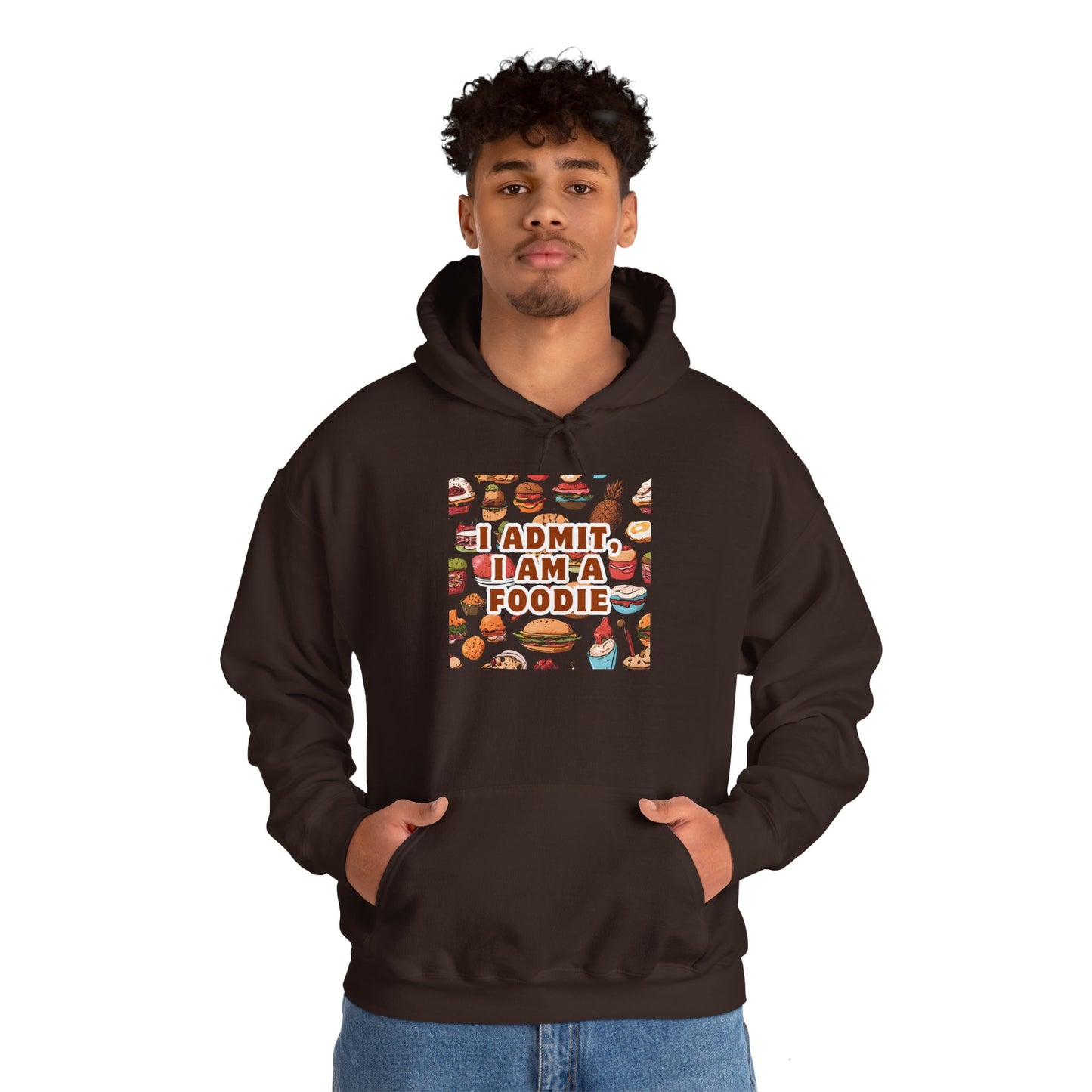 Funny Foodie Hoodie - "I Admit I Am a Foodie"