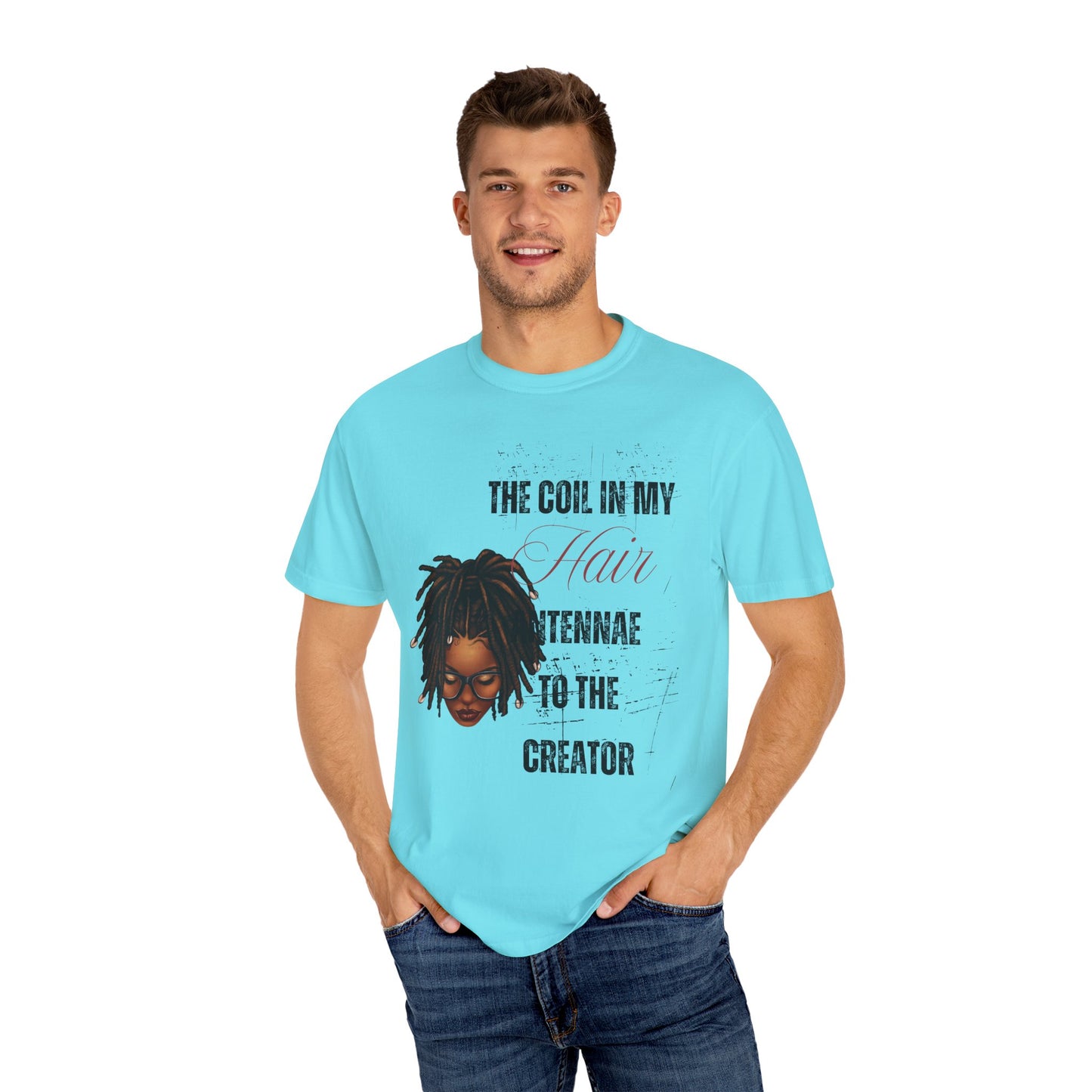 Coil in My Hair Unisex T-Shirt – Celebrate Natural Hair and Culture